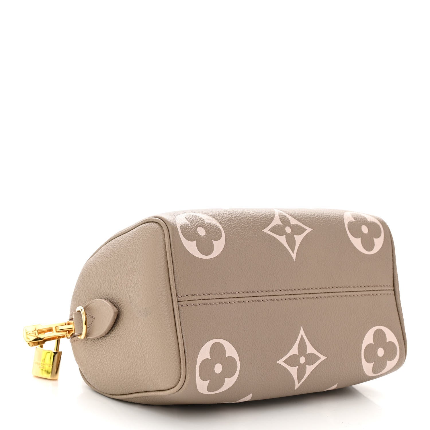 Louis Vuitton Empreinte Monogram Giant Speedy Bandouliere 20 Creme Beige 4 of 9