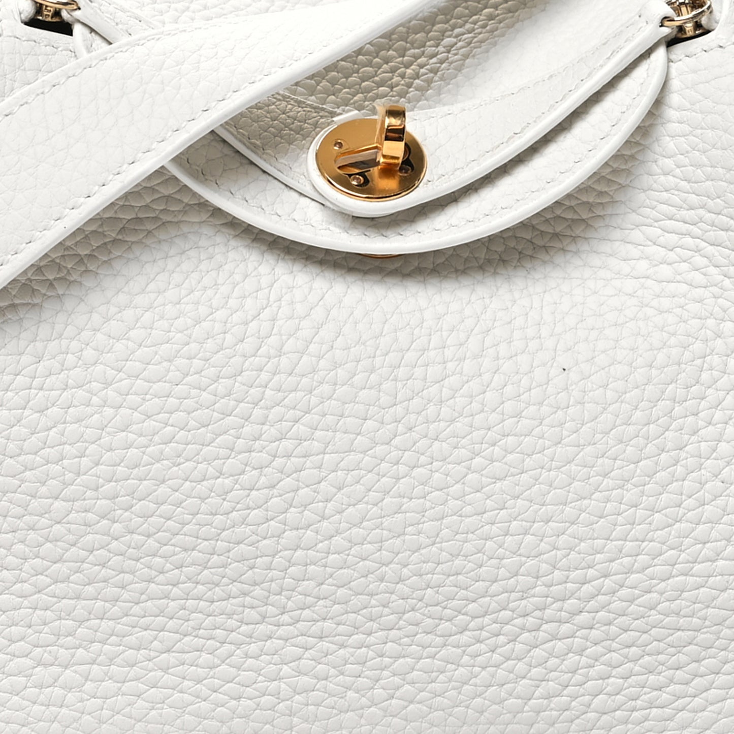Taurillon Clemence Mini Lindy 20 New White