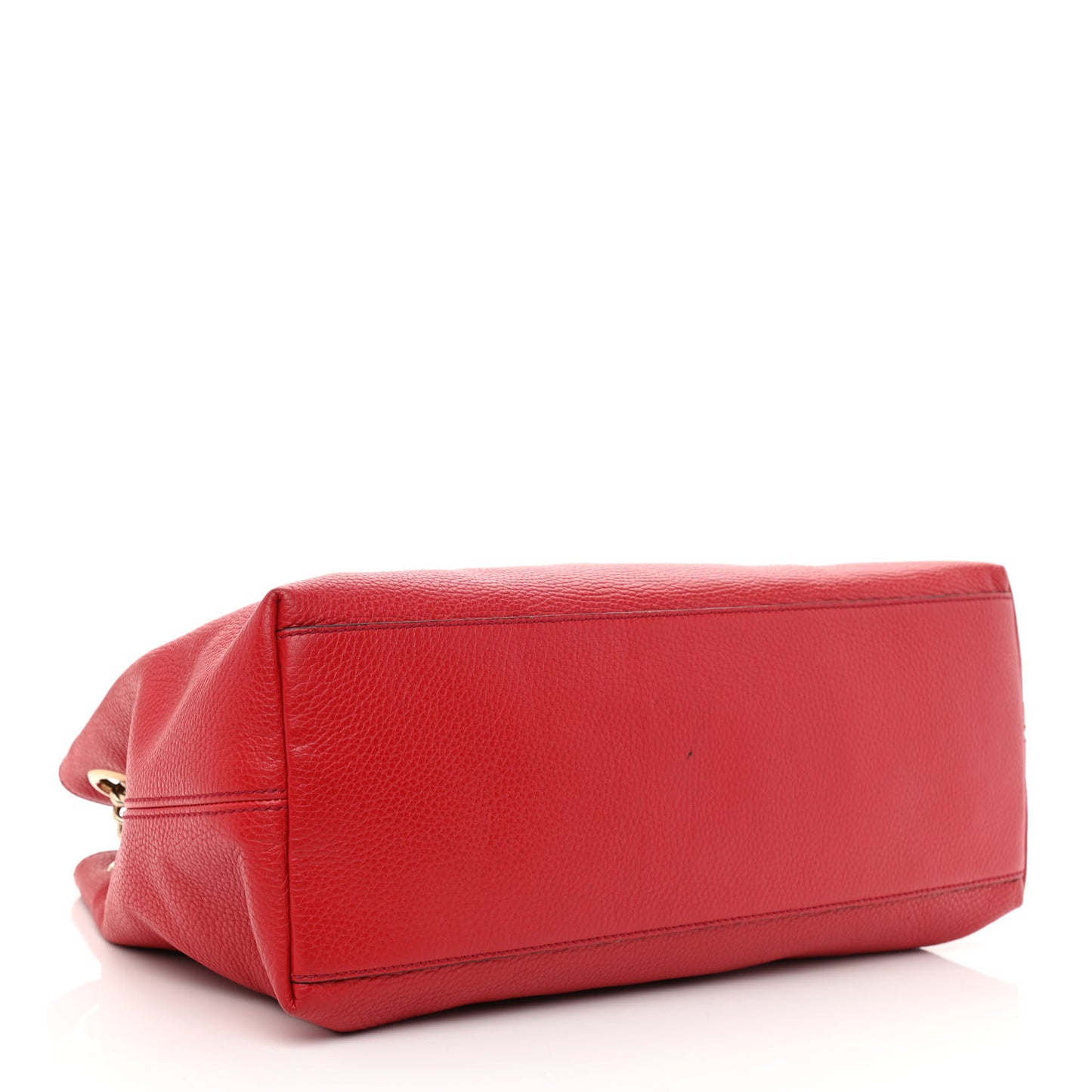 Cellarius Calfskin Medium Soho Chain Shoulder Bag Vibrant Red