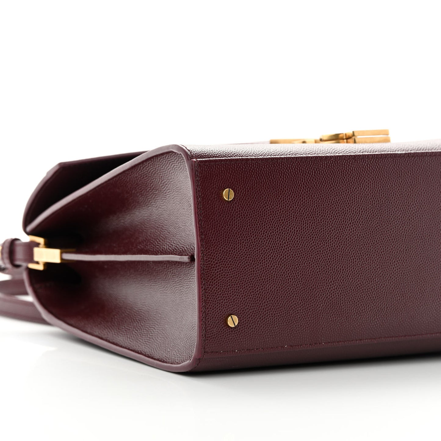 Grain de Poudre Medium Classic Monogram Cassandra Top Handle Rouge Legion