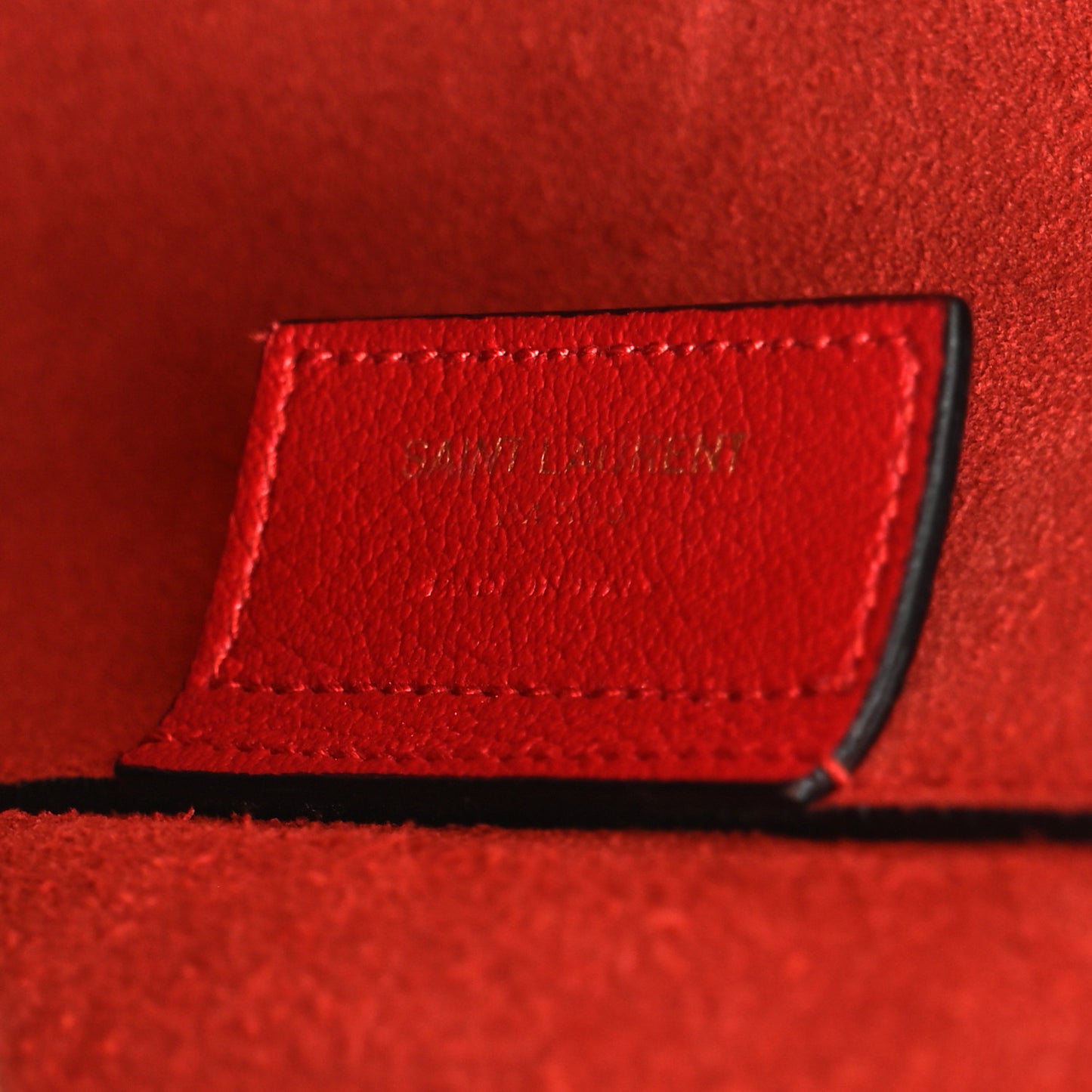Calfskin Large Shopping Tote Red
