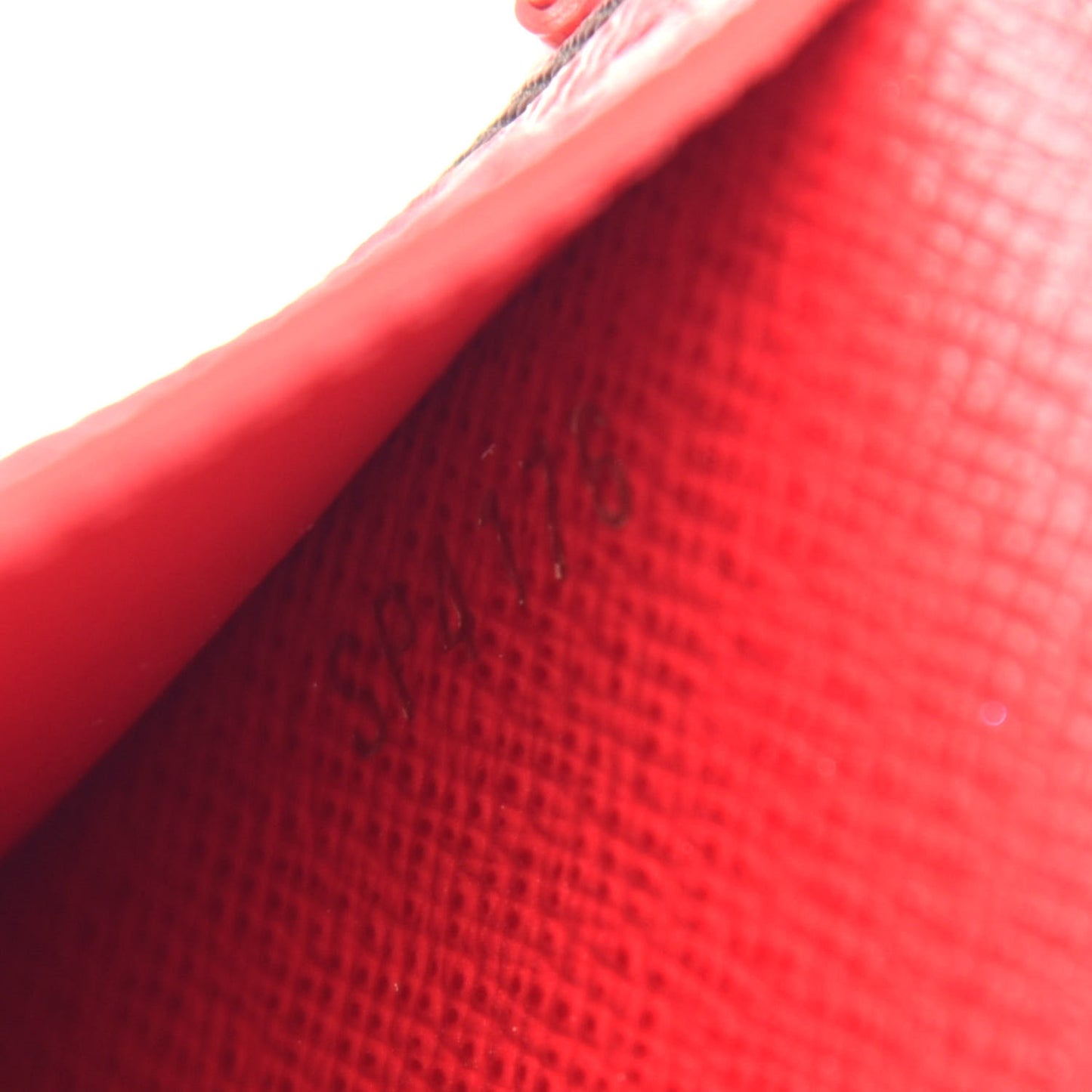 Damier Ebene Victorine Wallet Red