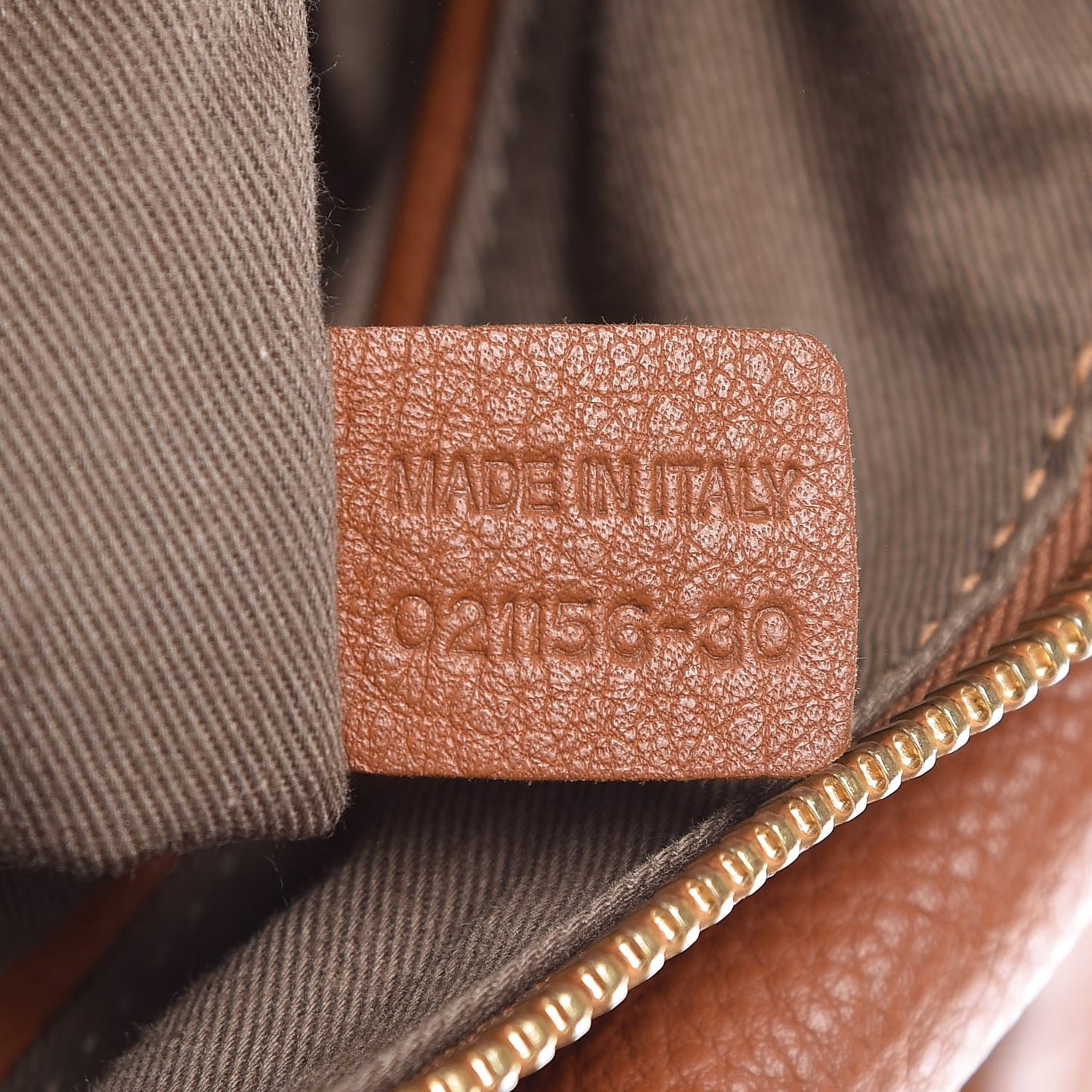Calfskin Large Marcie Satchel Tan