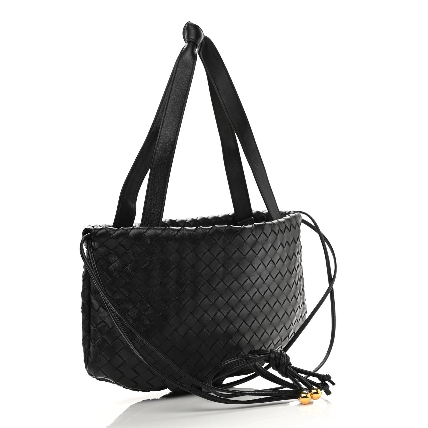 Bottega Veneta Nappa Intrecciato Small Bulb Black 4 of 19