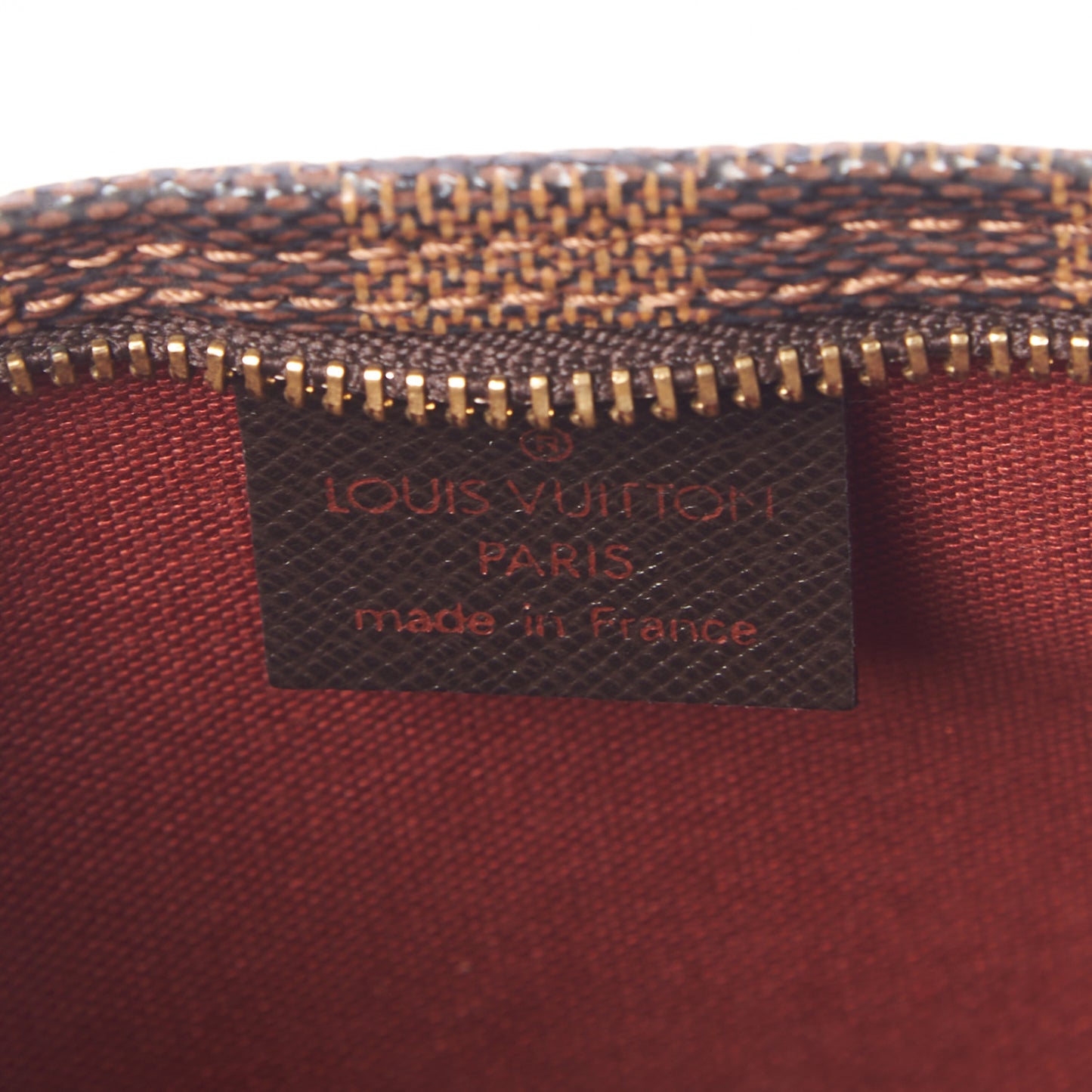 Damier Ebene Trousse Make Up Bag Pochette