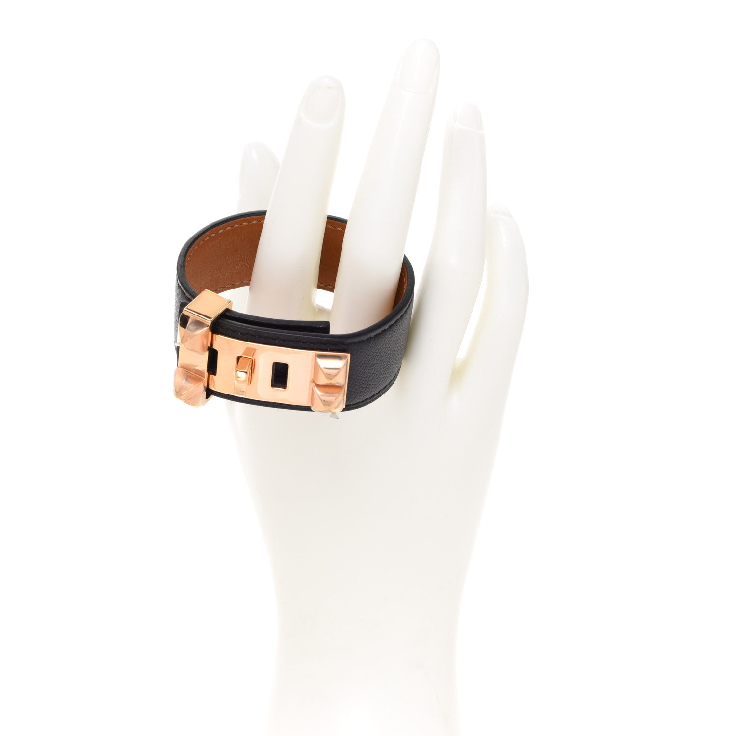 Hermes Epsom Collier de Chien CDC 24 Bracelet T2 Black 2 of 6
