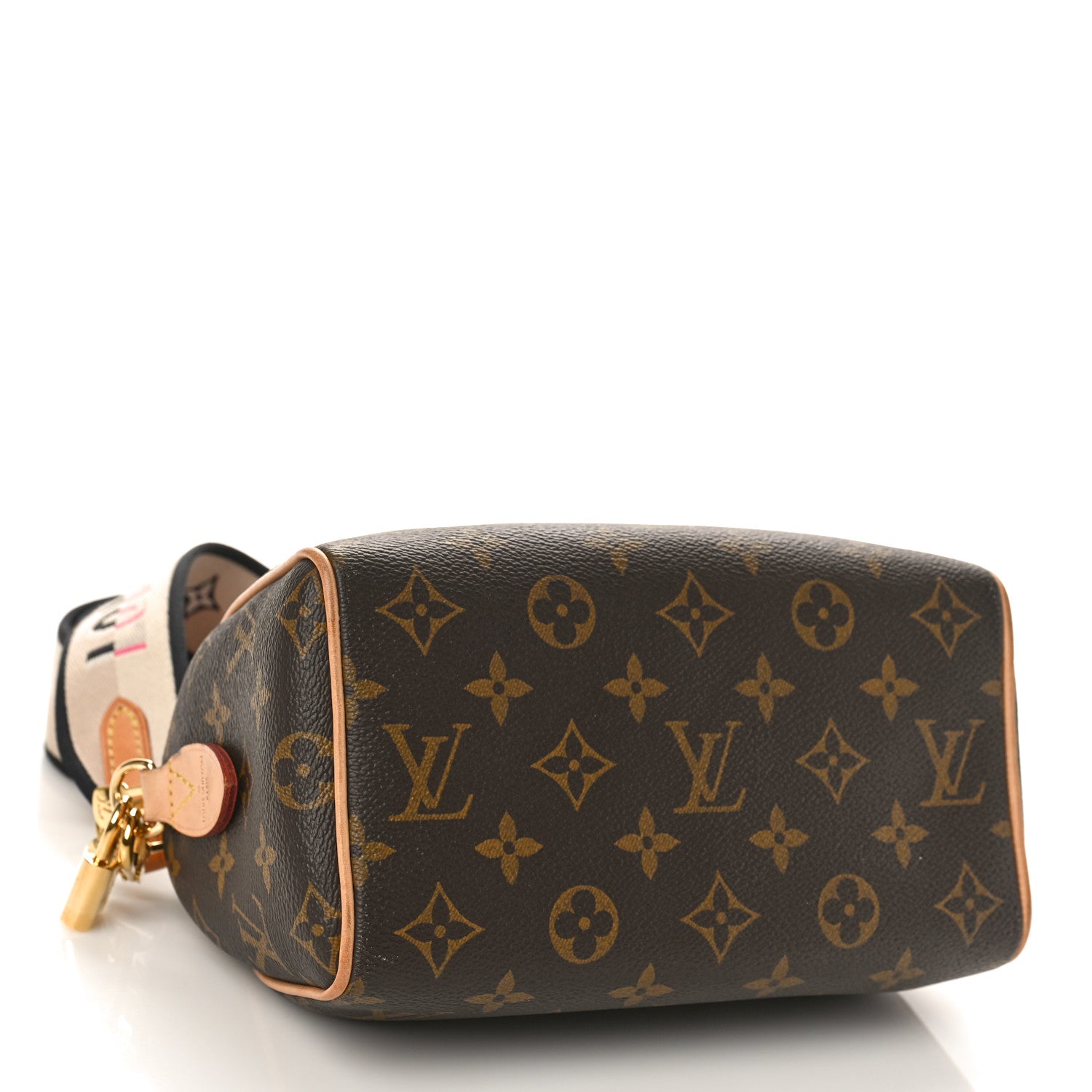 Louis Vuitton Monogram Speedy Bandouliere 20 Black 4 of 9