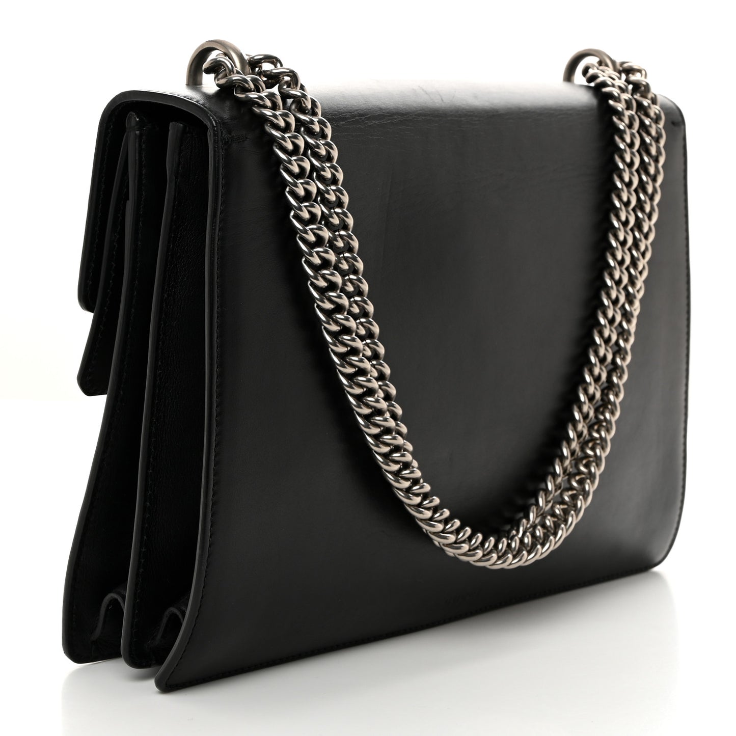 Calfskin Medium Dionysus Shoulder Bag Black