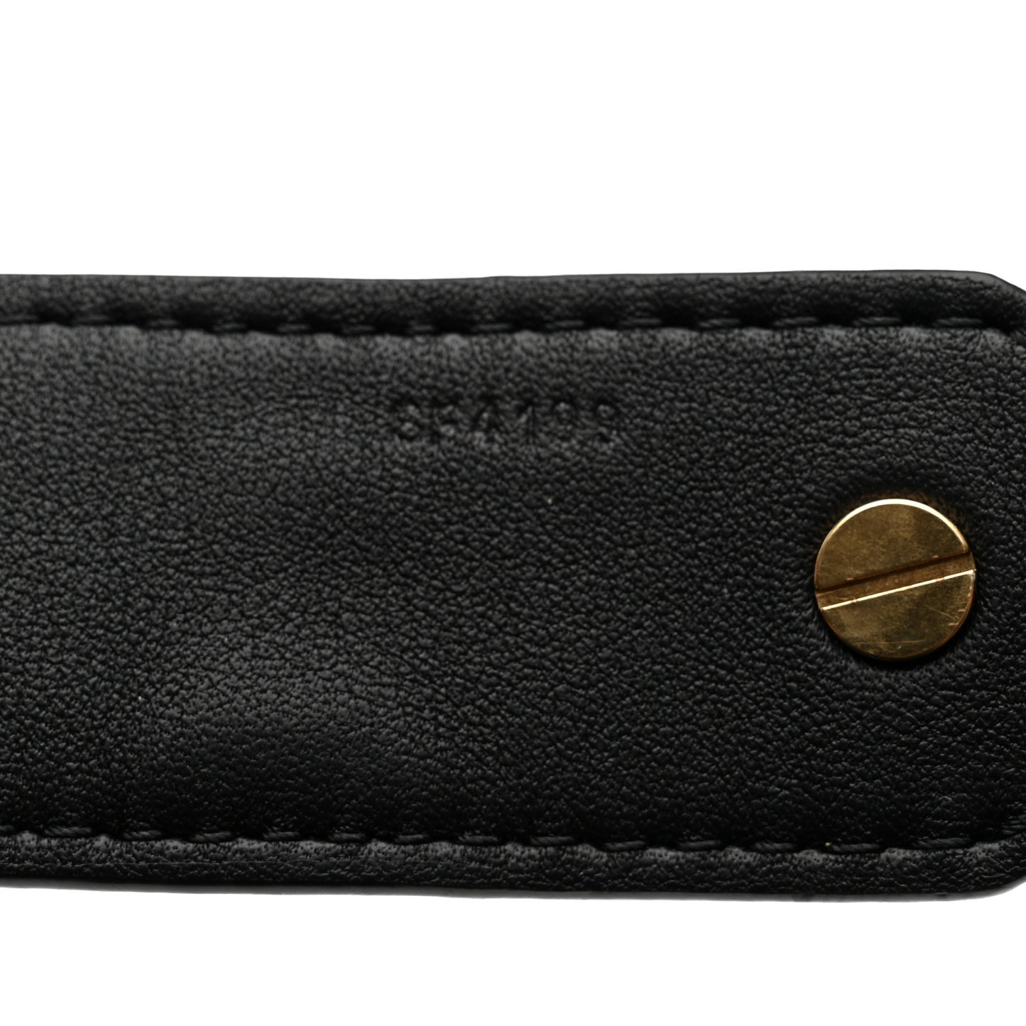 Reverse Monogram Bandouliere Shoulder Strap XL Black