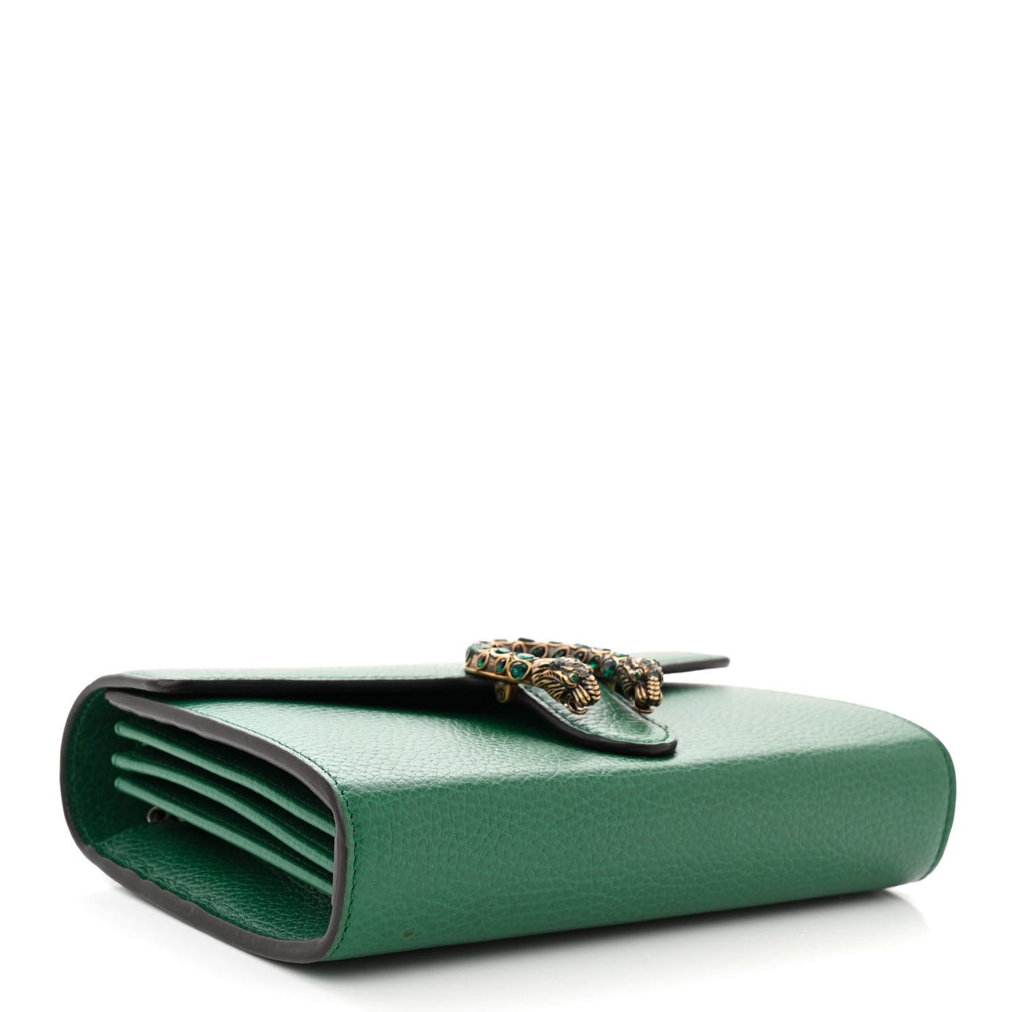 Calfskin Mini Dionysus Chain Wallet Emerald