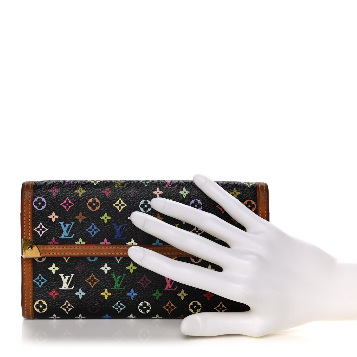 Monogram Multicolor Porte Tresor International Wallet Black