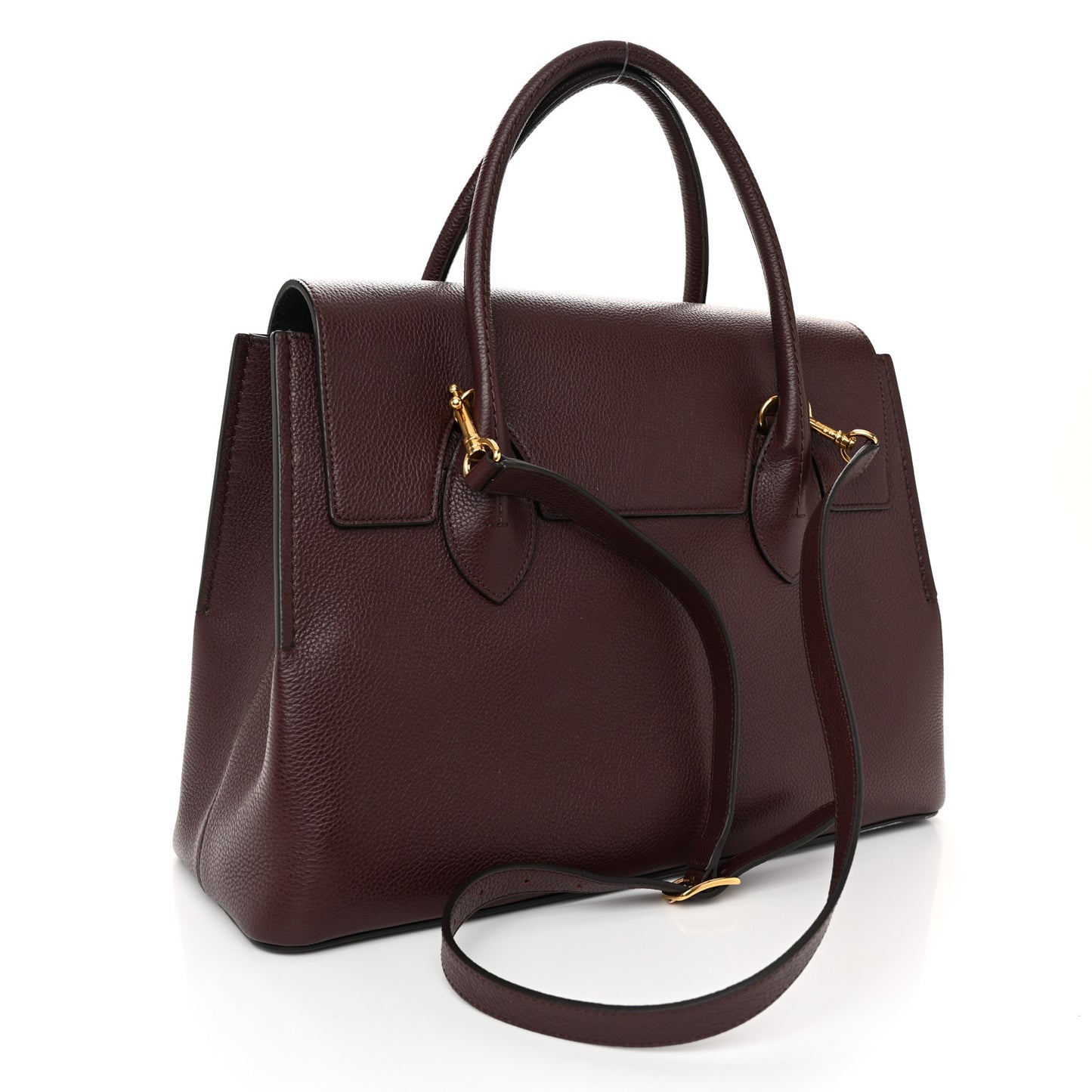 Small Classic Grain Calfskin Seaton Oxblood