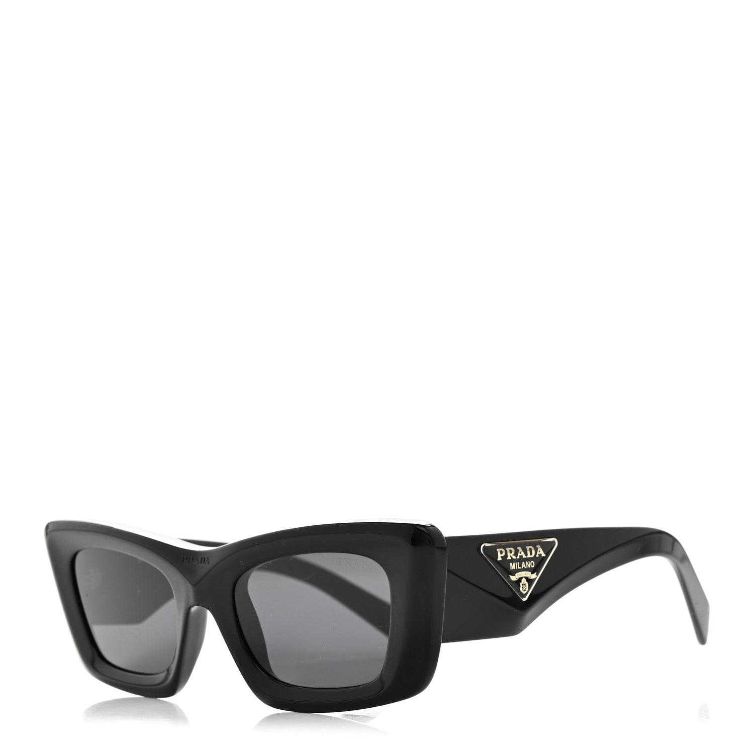 Prada Acetate Symbole Sunglasses SPR 13Z Black 1935234 – FASHIONPHILE