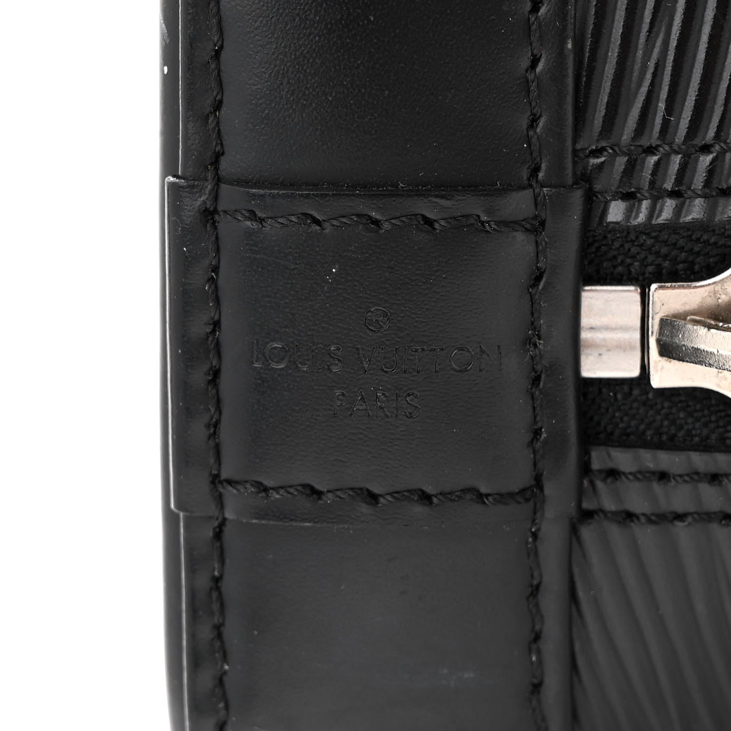 Louis Vuitton Epi Alma BB Black 6 of 12