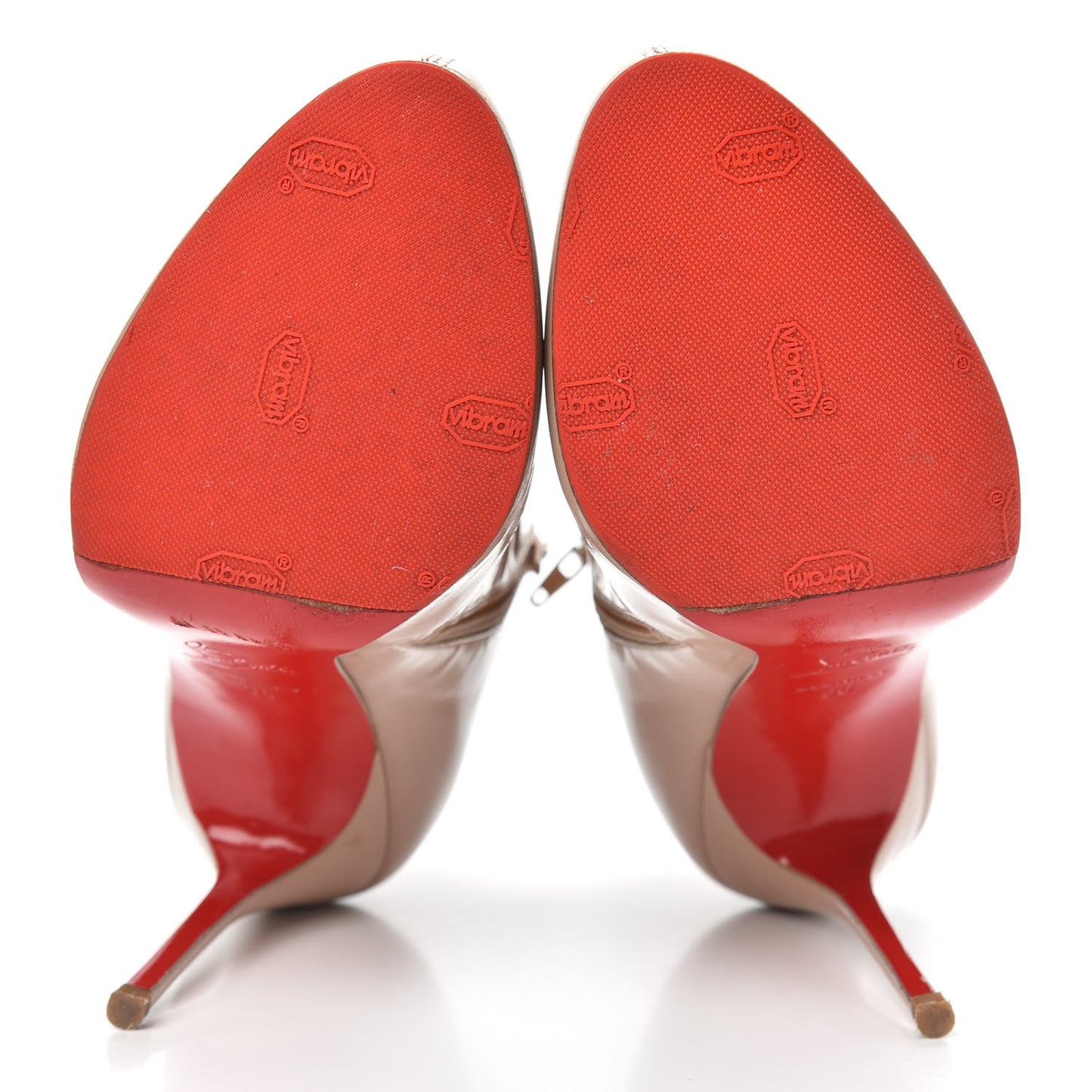 Patent Lisse 100 Booties 36 Nude