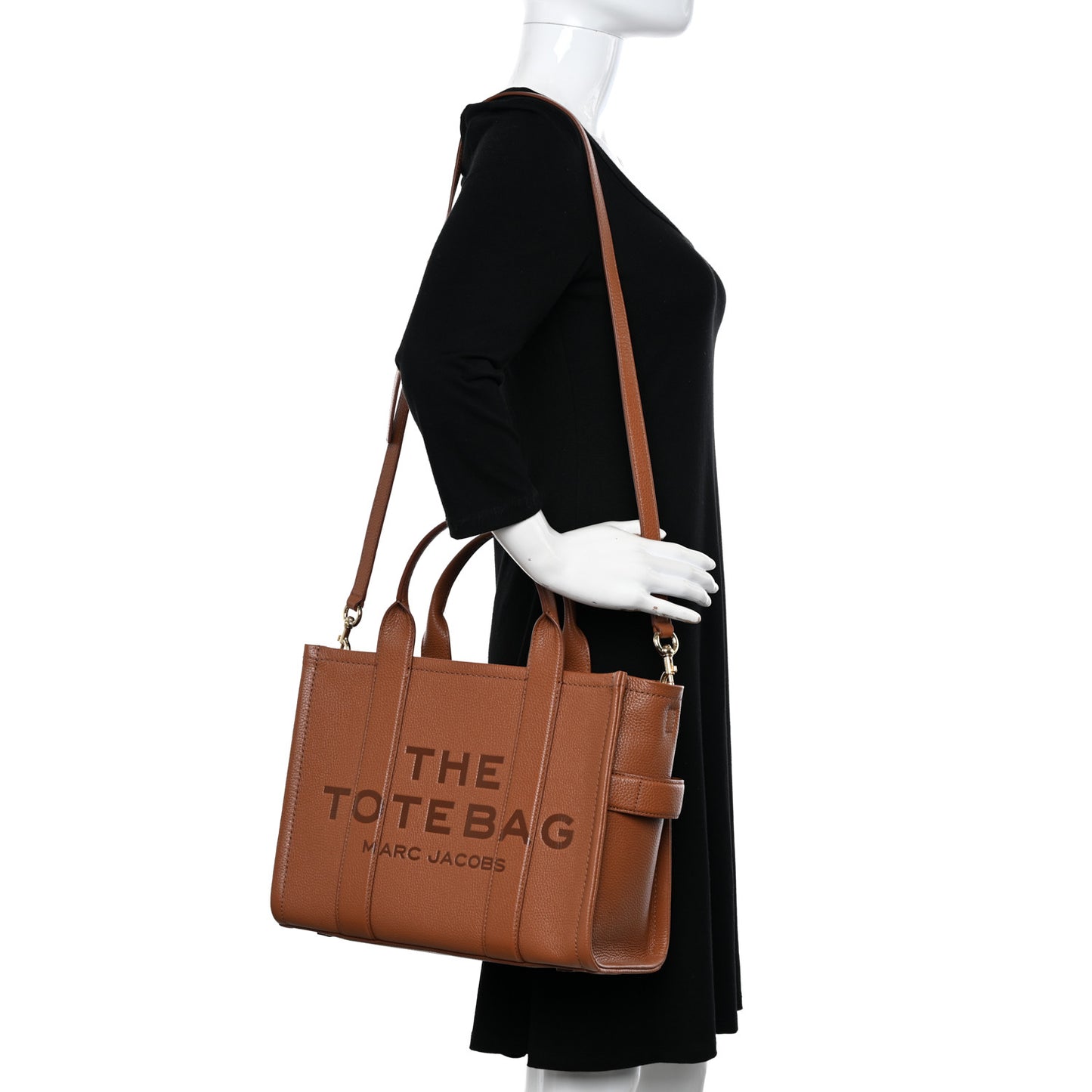 Grained Calfskin Medium The Tote Bag Argan Oil