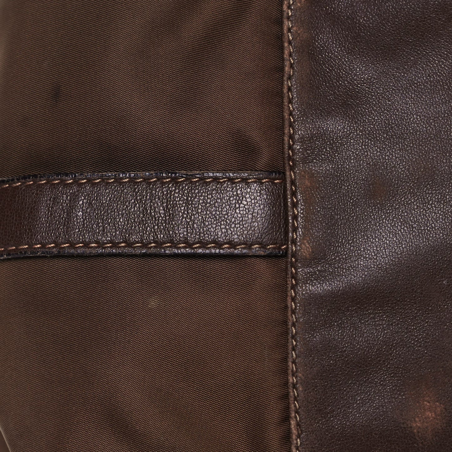 Tessuto Nylon Vitello Daino Satchel Corinto