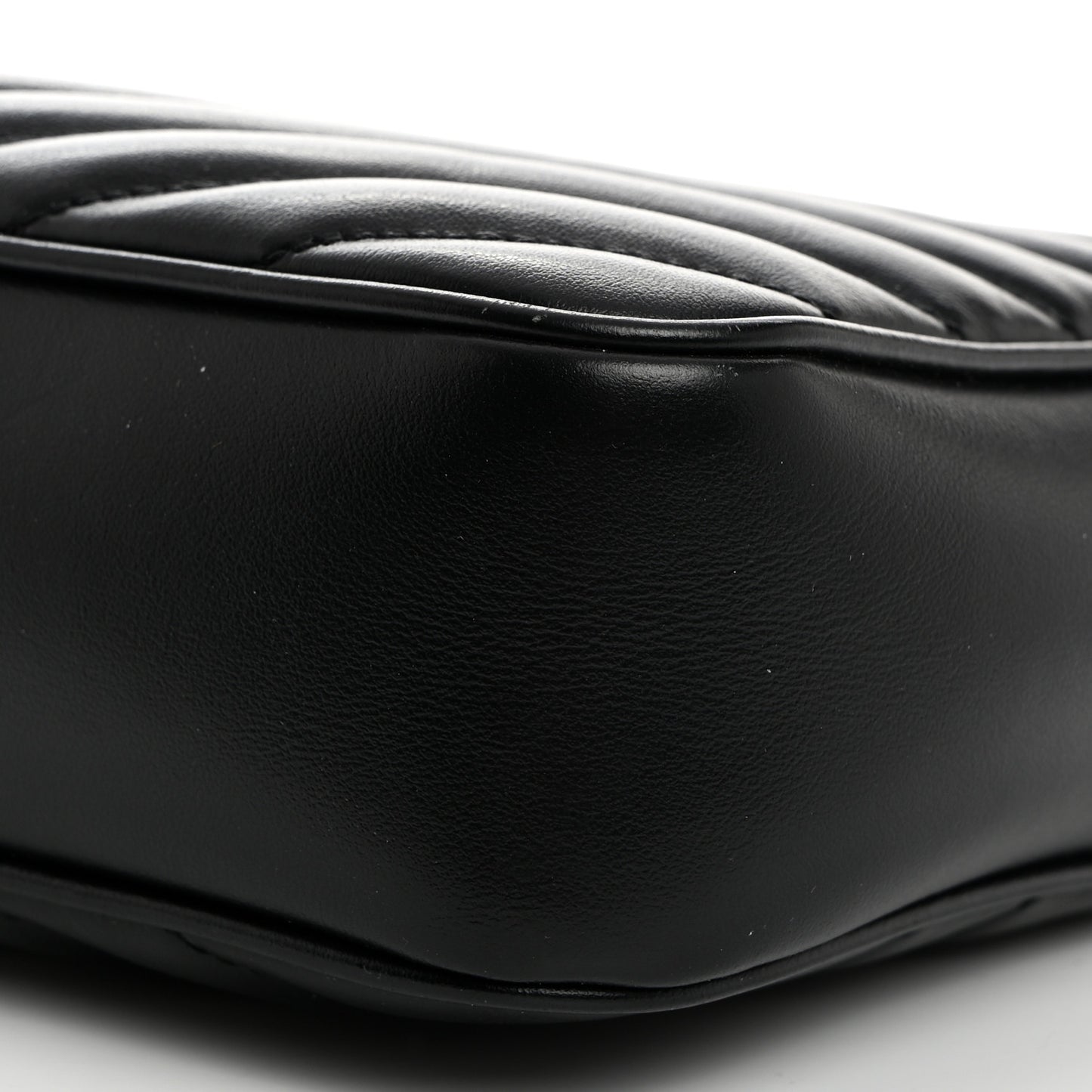 Calfskin Matelasse Monogram Lou Camera Bag Black