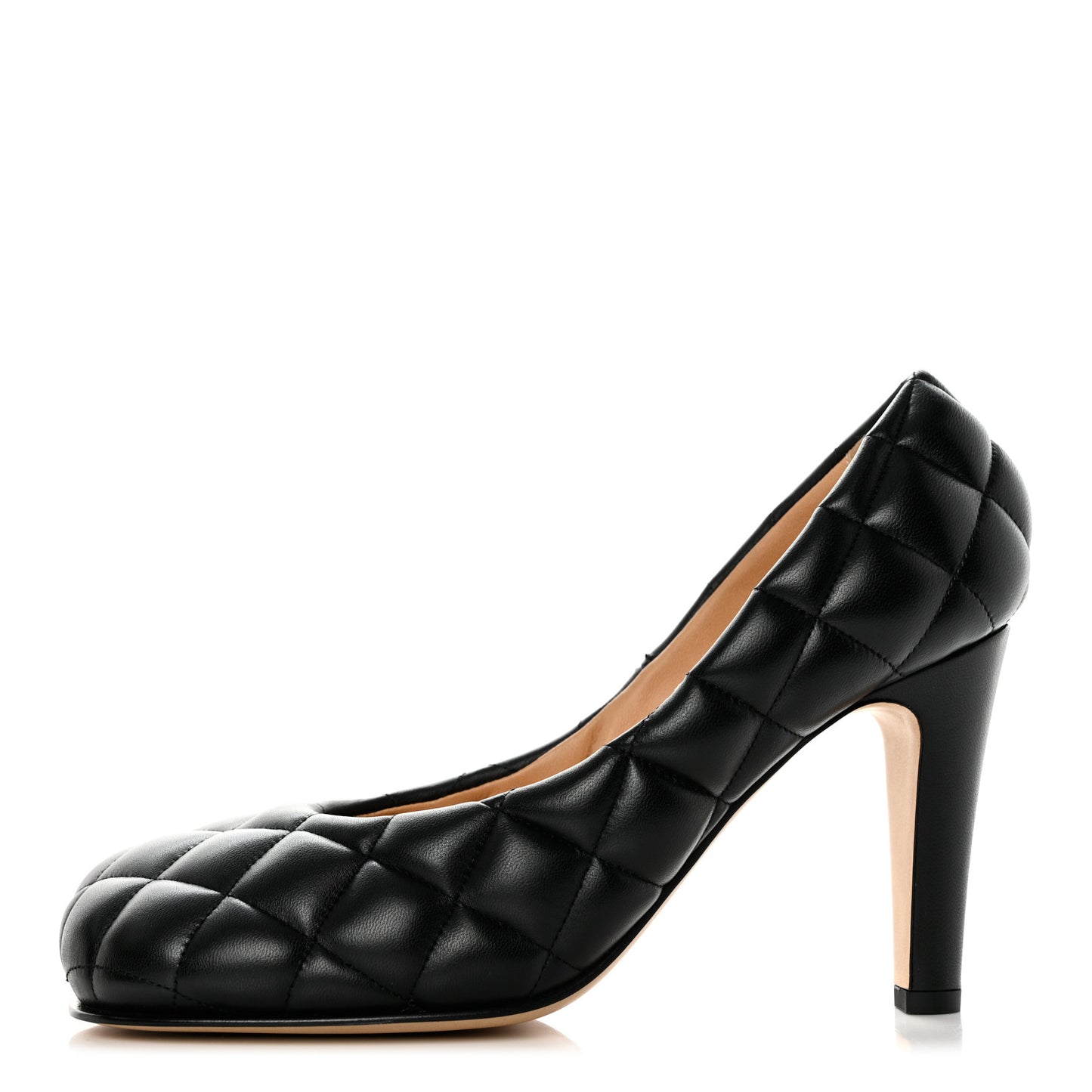 Nappa Matelasse Padded Dream Pumps 38 Black