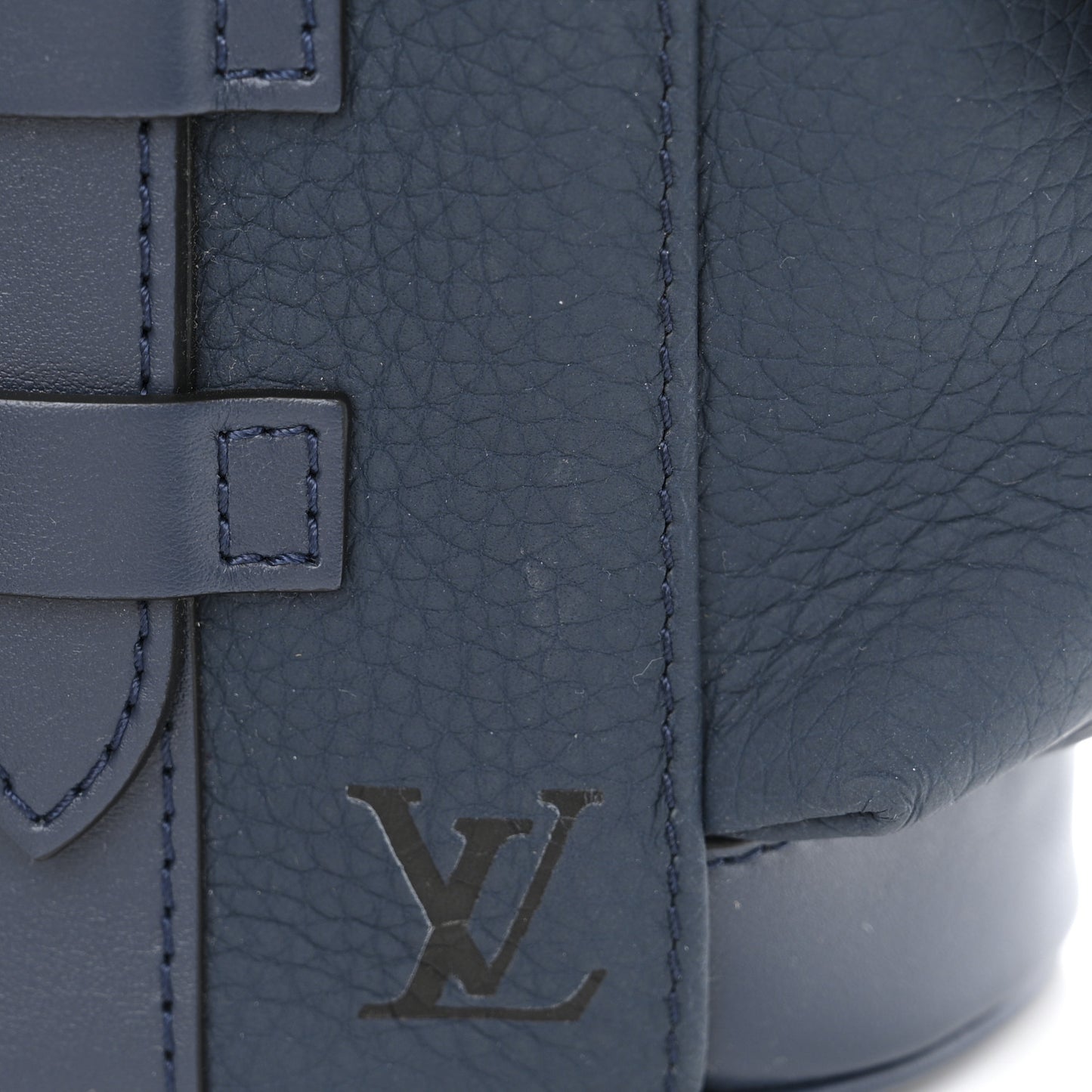 LOUIS VUITTON Taurillon Christopher XS Backpack Bleu Marine