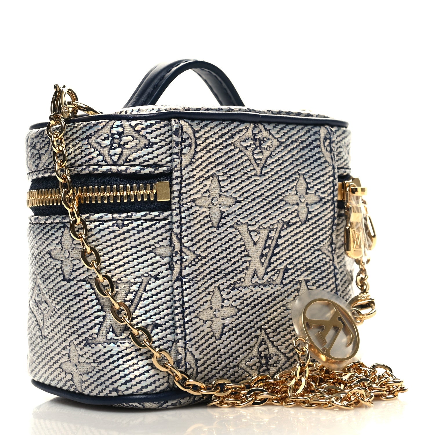 Louis Vuitton Monoglam Micro Vanity Blue 4 of 10