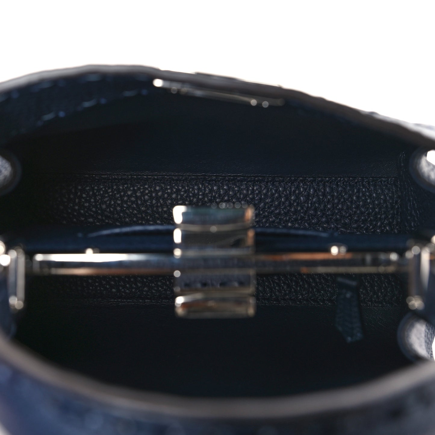 Cuoio Roma Sellerissima Nappa Sintetica Tape Stitch Mini Peekaboo Notte