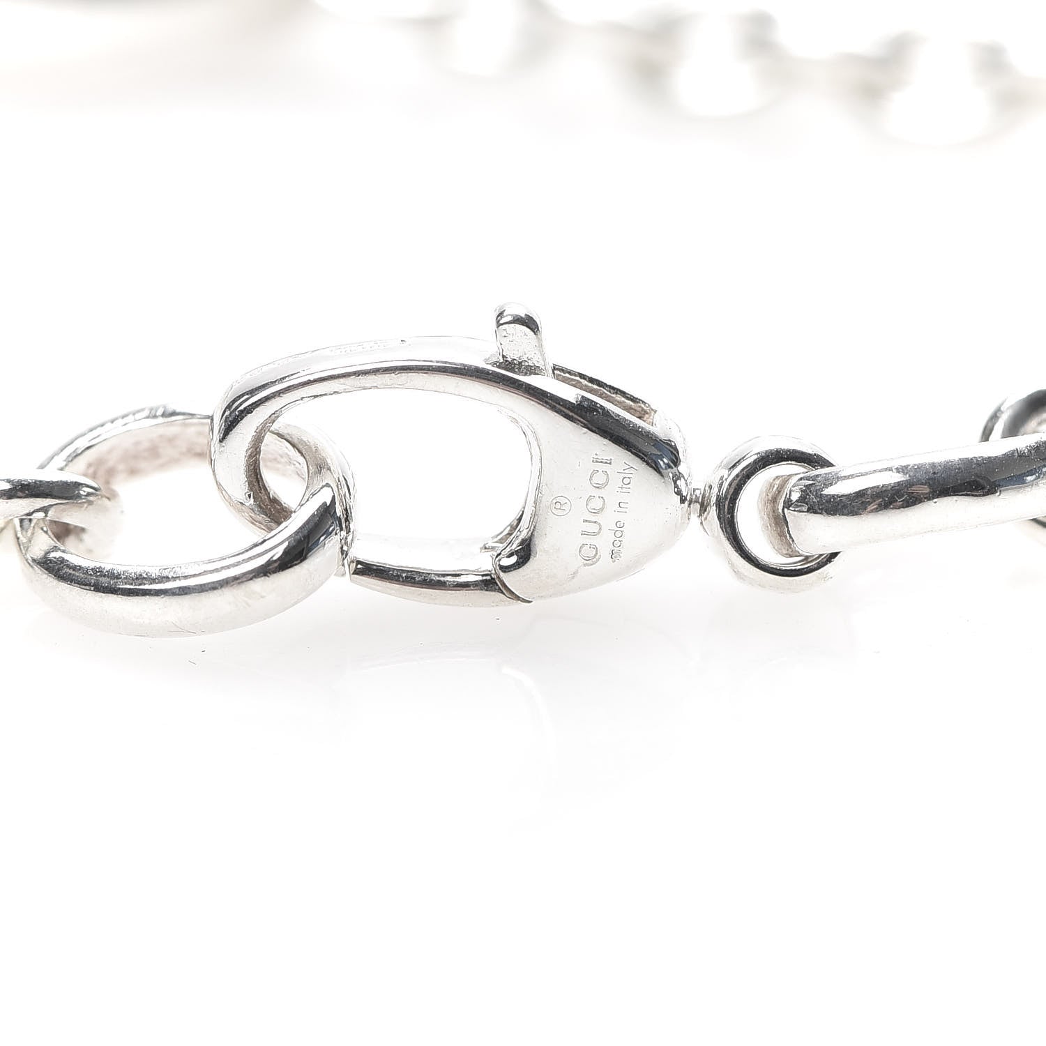 Gucci Sterling Silver Britt Necklace 5 of 6