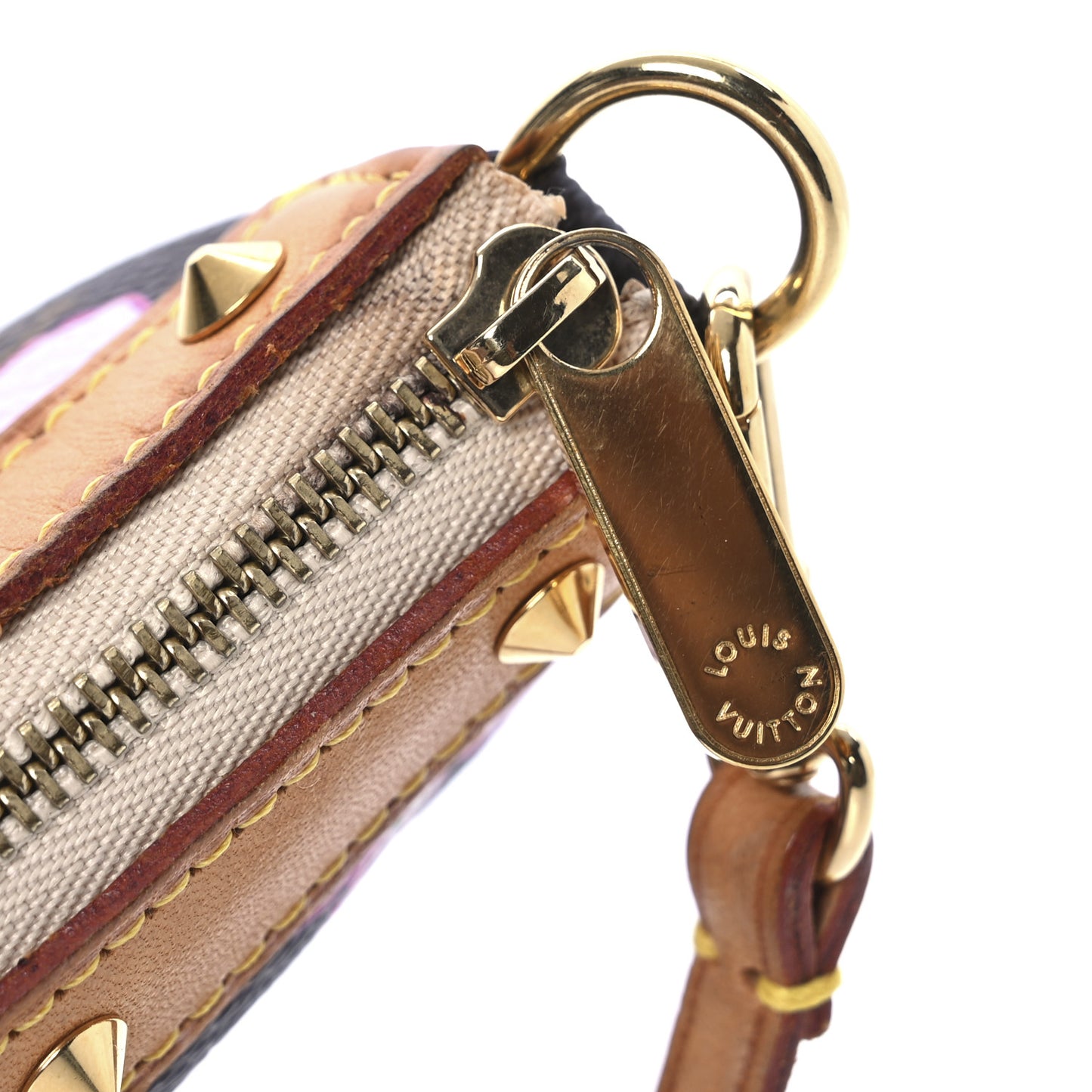 Monogram Cherry Blossom Pochette Accessories Brown