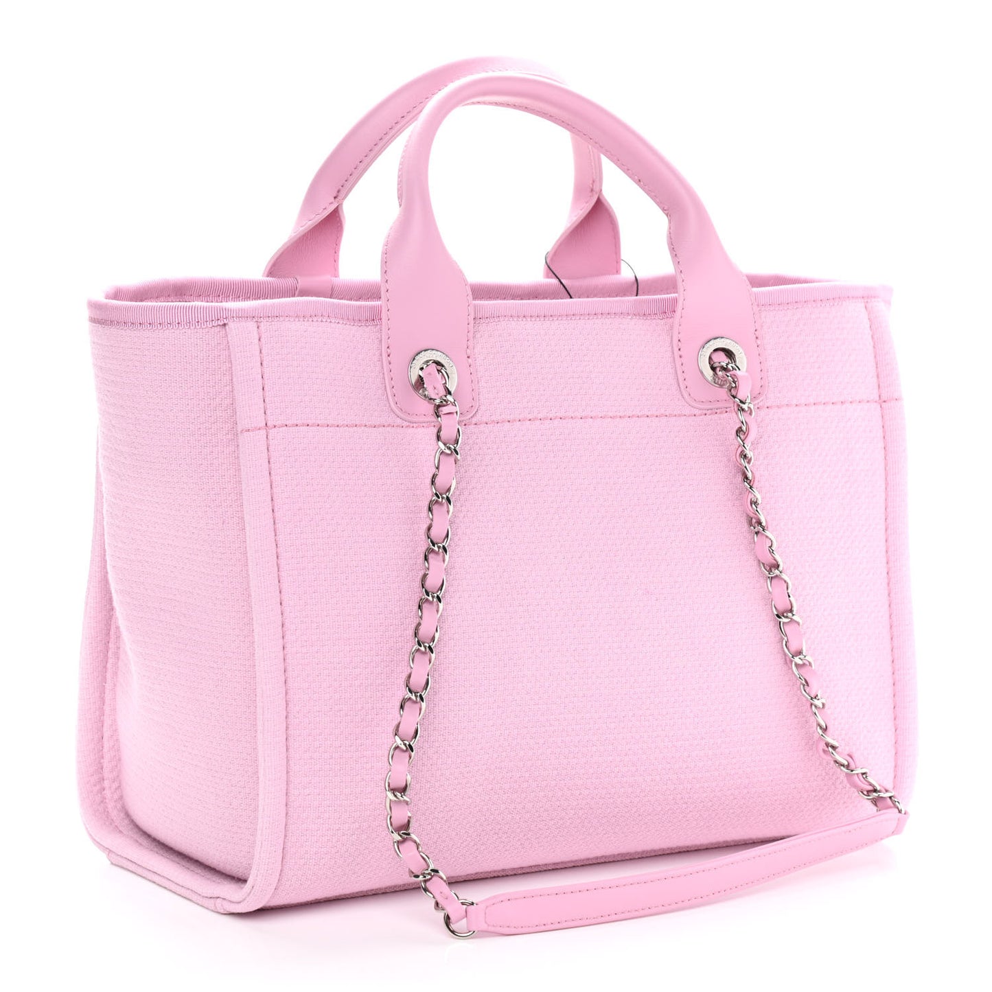 Mixed Fibers Small Deauville Tote Pink