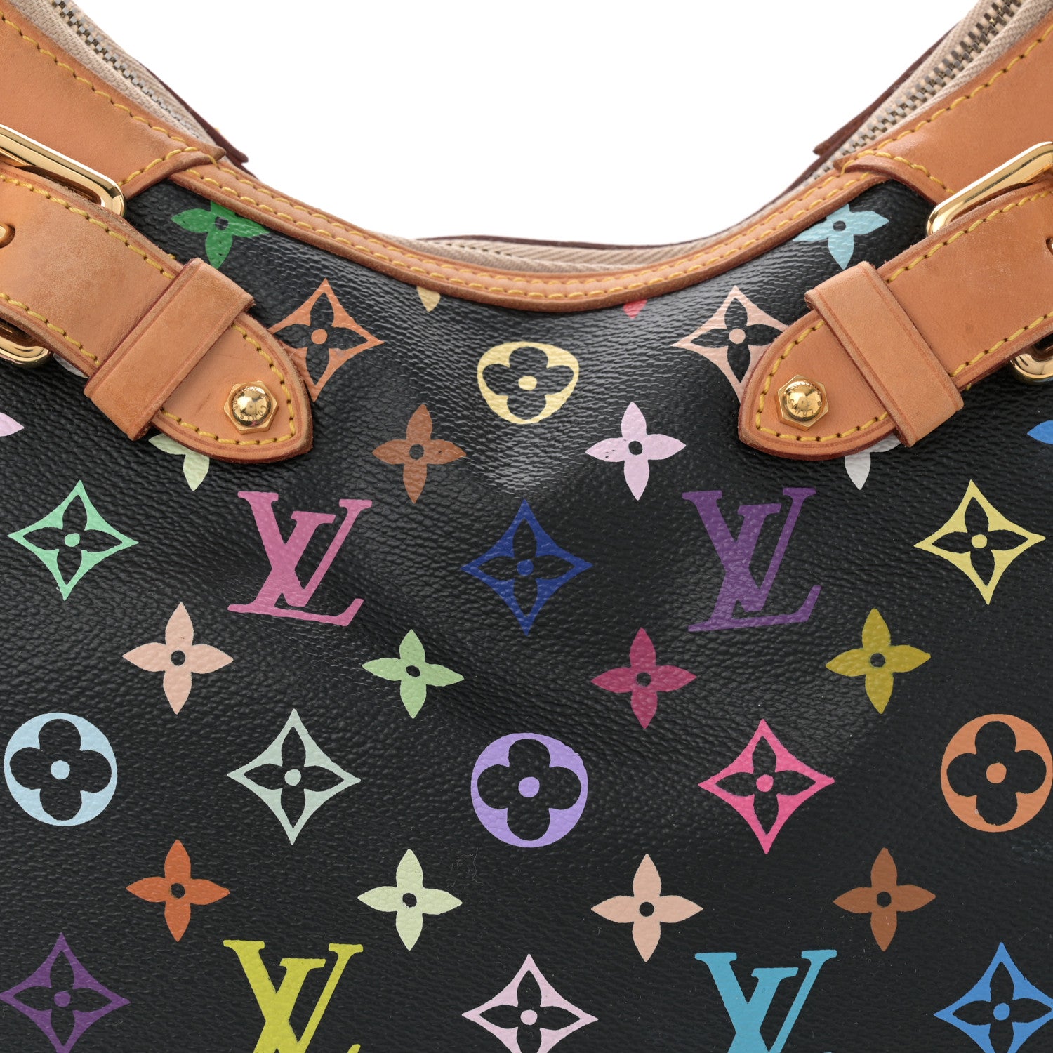 Louis Vuitton Monogram Multicolor Greta Black 7 of 12