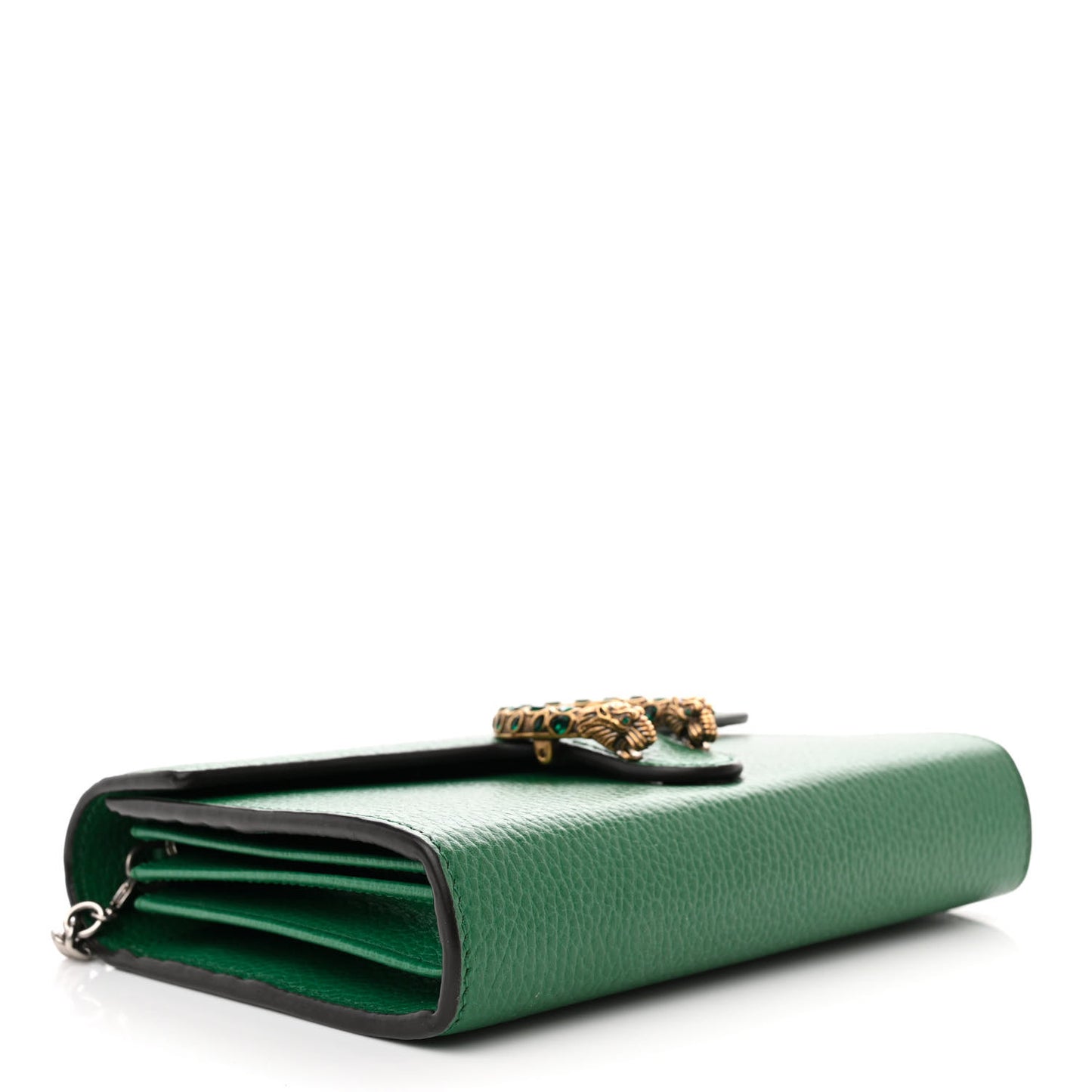 Calfskin Mini Dionysus Chain Wallet Emerald