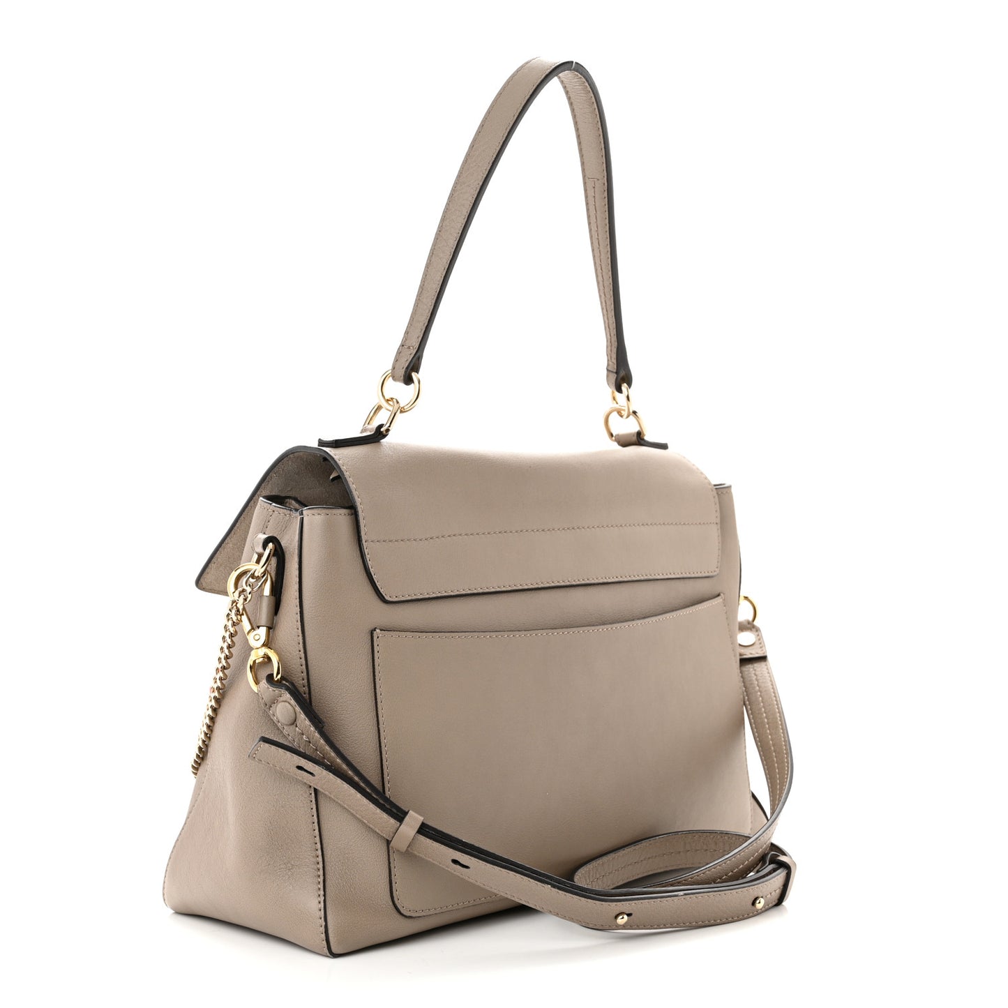 Calfskin Small Faye Day Shoulder Bag Motty Grey