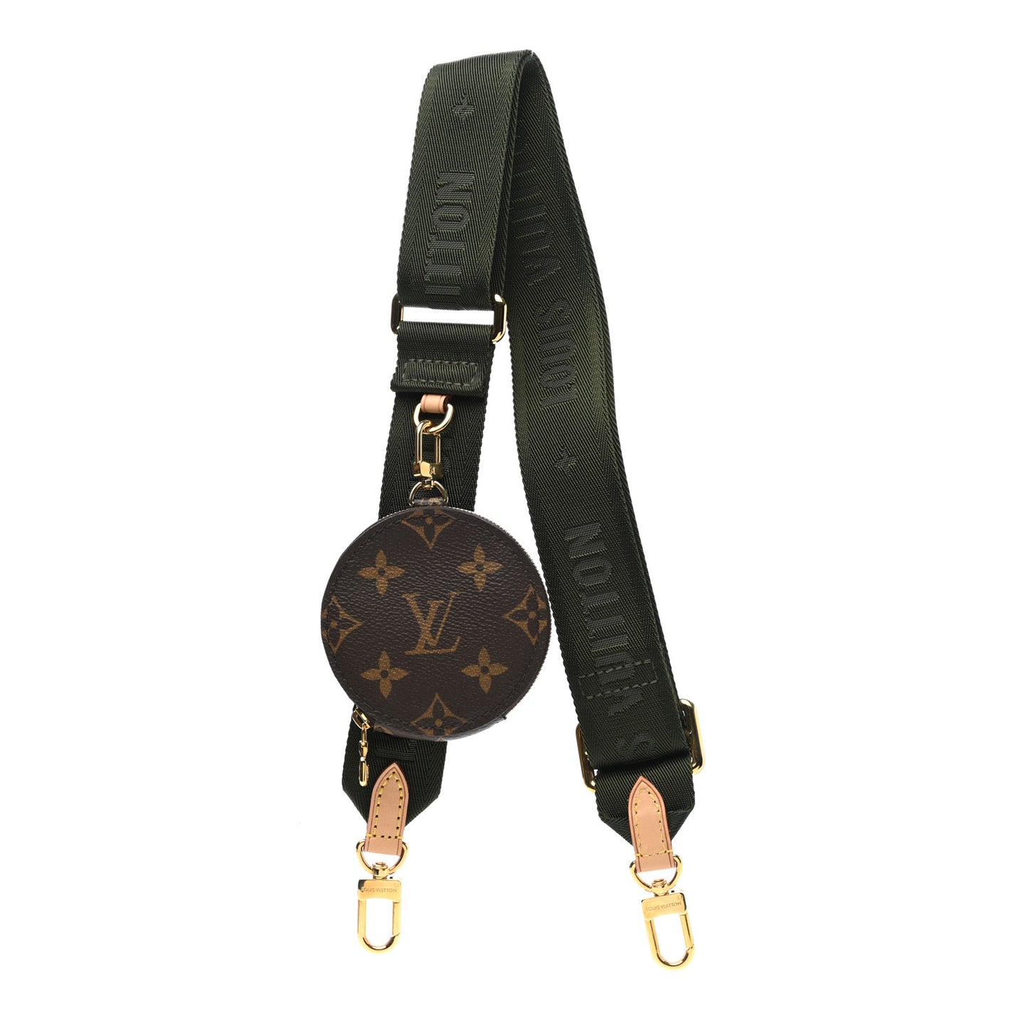 Monogram Multi Pochette Accessories Bandouliere Shoulder Strap Kaki
