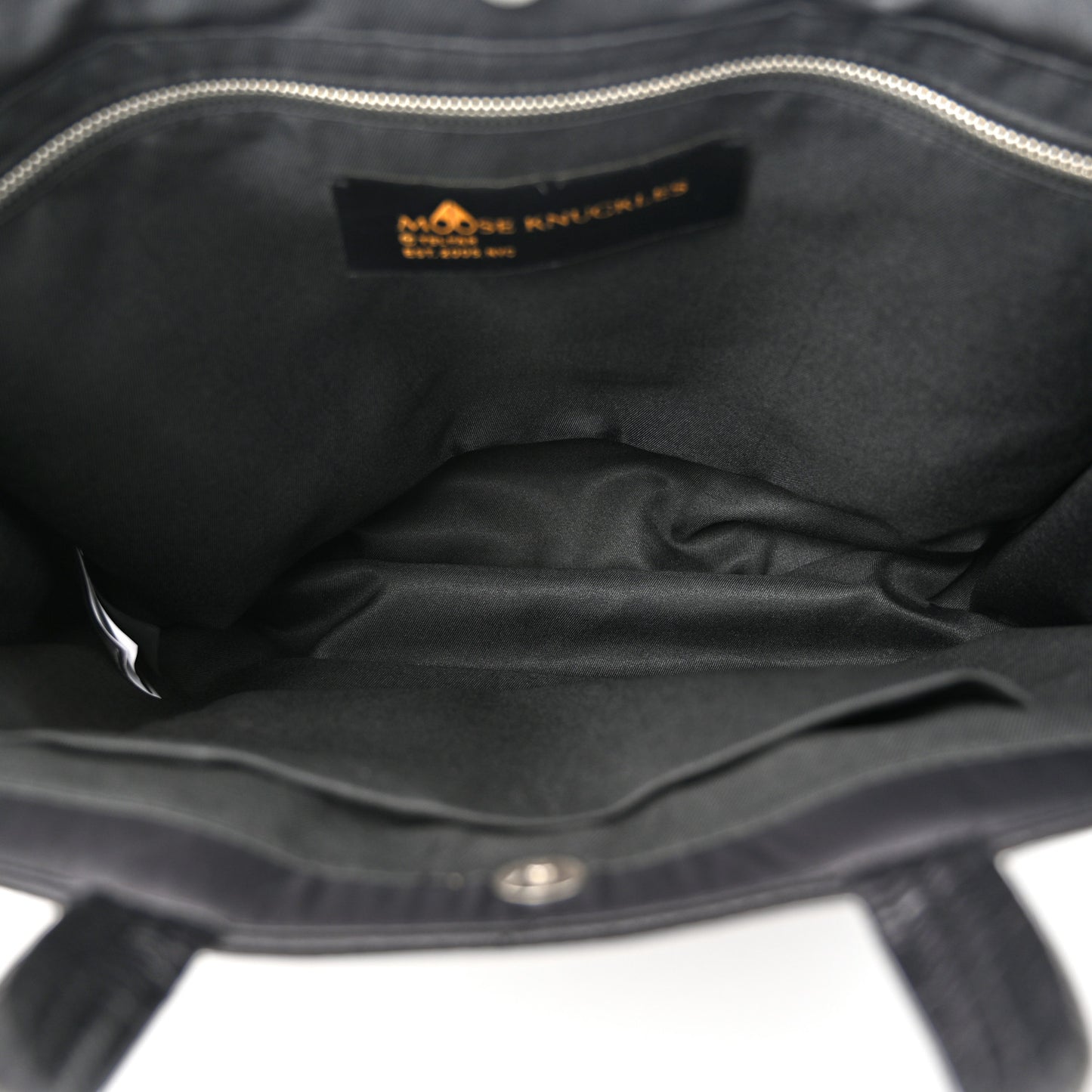 x MOOSE KNUCKLES Nylon Quilted Large Shopping Bag Black
