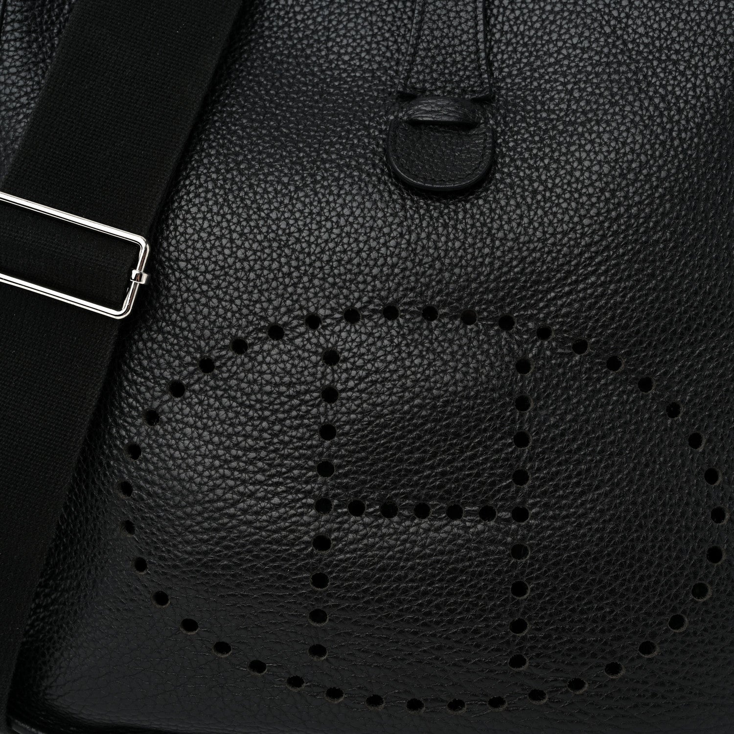 Hermes Taurillon Clemence Evelyne III GM Black 8 of 10