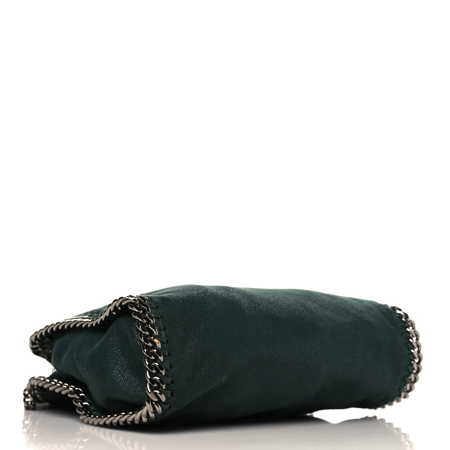 Stella McCartney Shaggy Deer Mini Falabella Fold Over Tote Pine 4 of 8