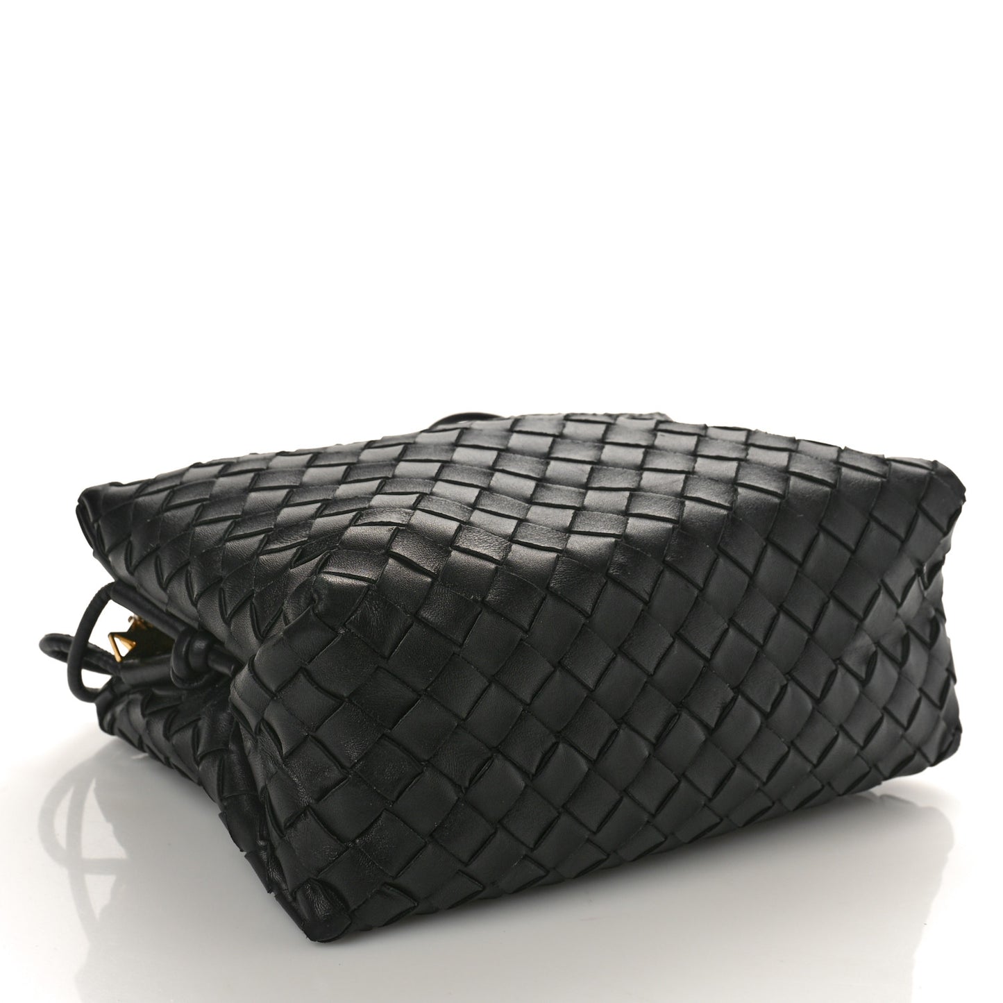 Nappa Intrecciato Medium Loop Camera Bag Black