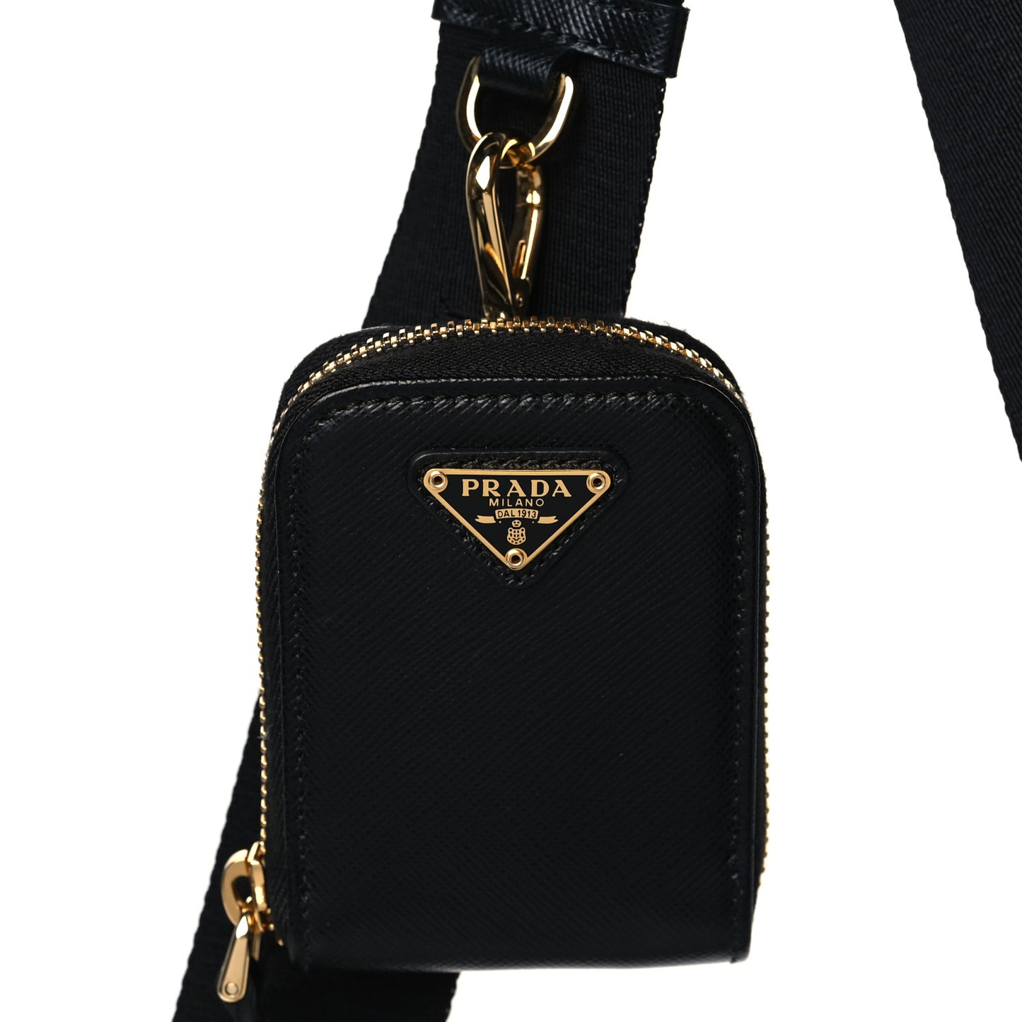Saffiano Lux Re-Edition 2005 Shoulder Bag Black