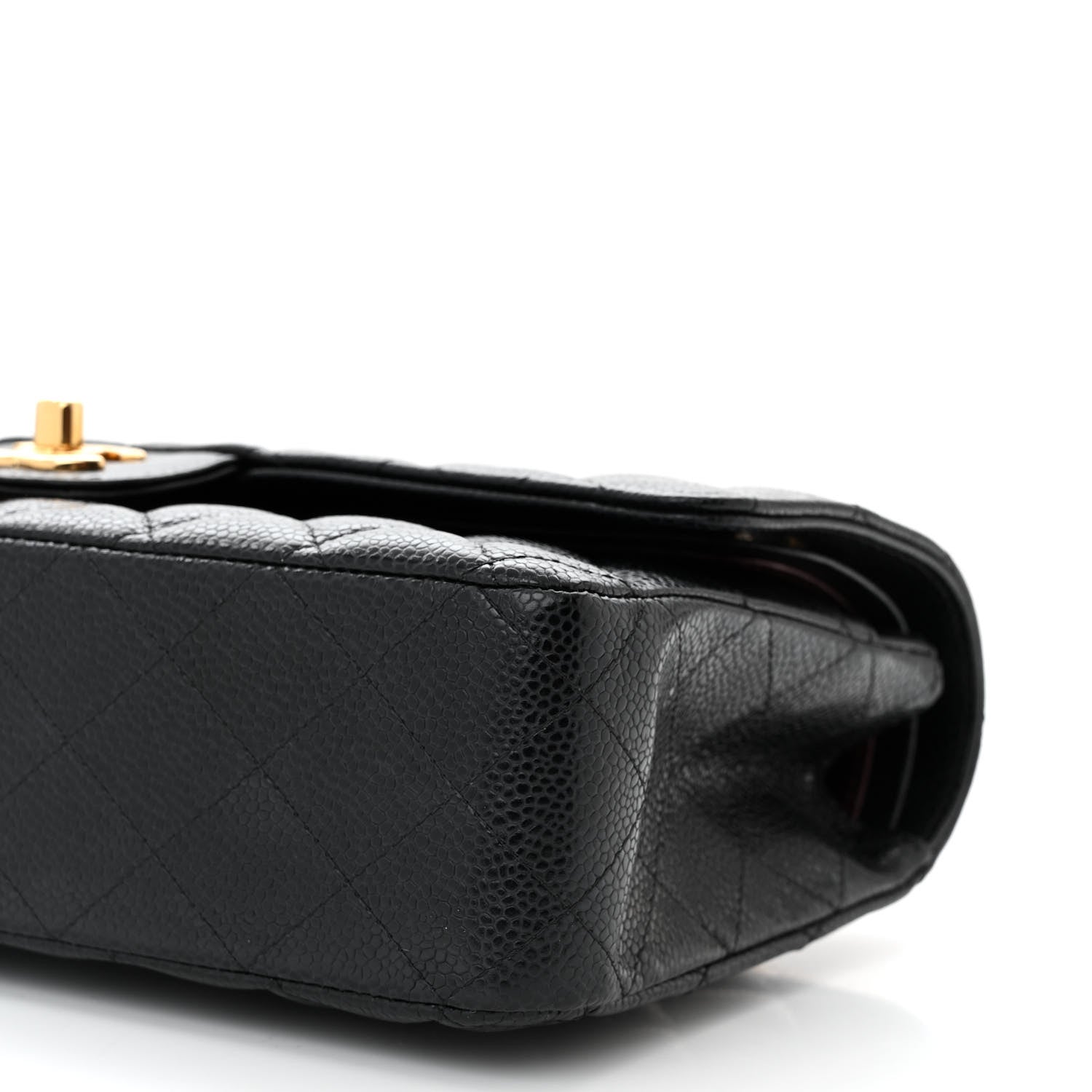 Chanel Caviar Quilted Medium Double Flap Black 10 of 11