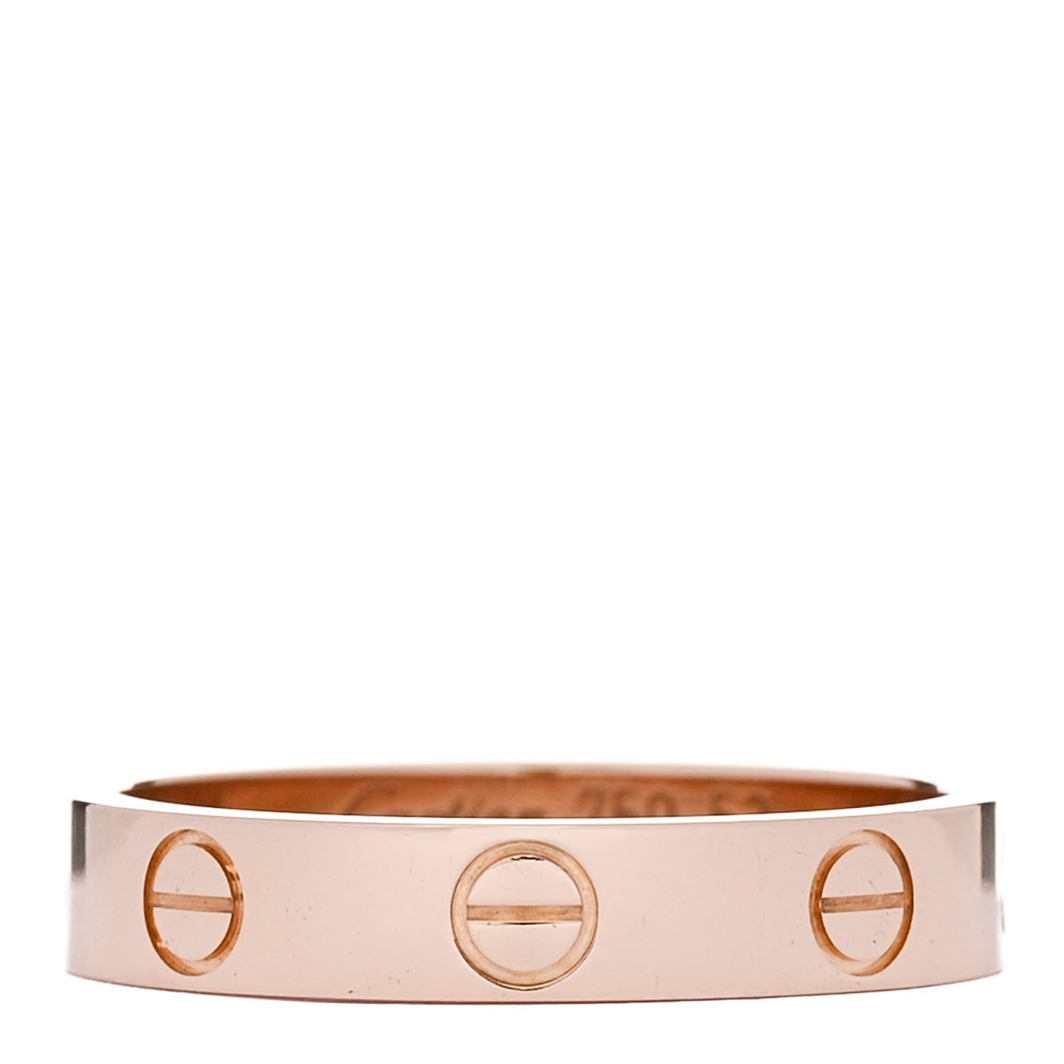 Cartier 18K Pink Gold 3.5mm LOVE Wedding Band Ring 52 6 1 of 4