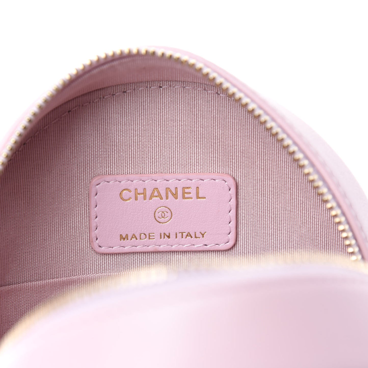 Calfskin Quilted Pearl Round Clutch With Chain Light Pink