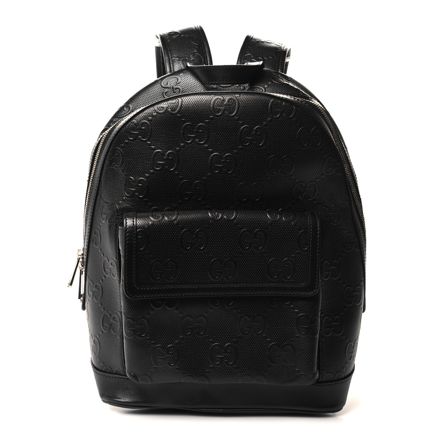 Calfskin GG Tennis Embossed Backpack Black