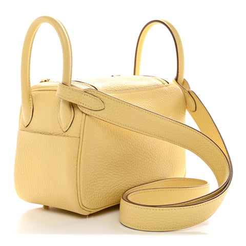 Taurillon Clemence Verso Mini Lindy 20 Jaune Poussin Craie