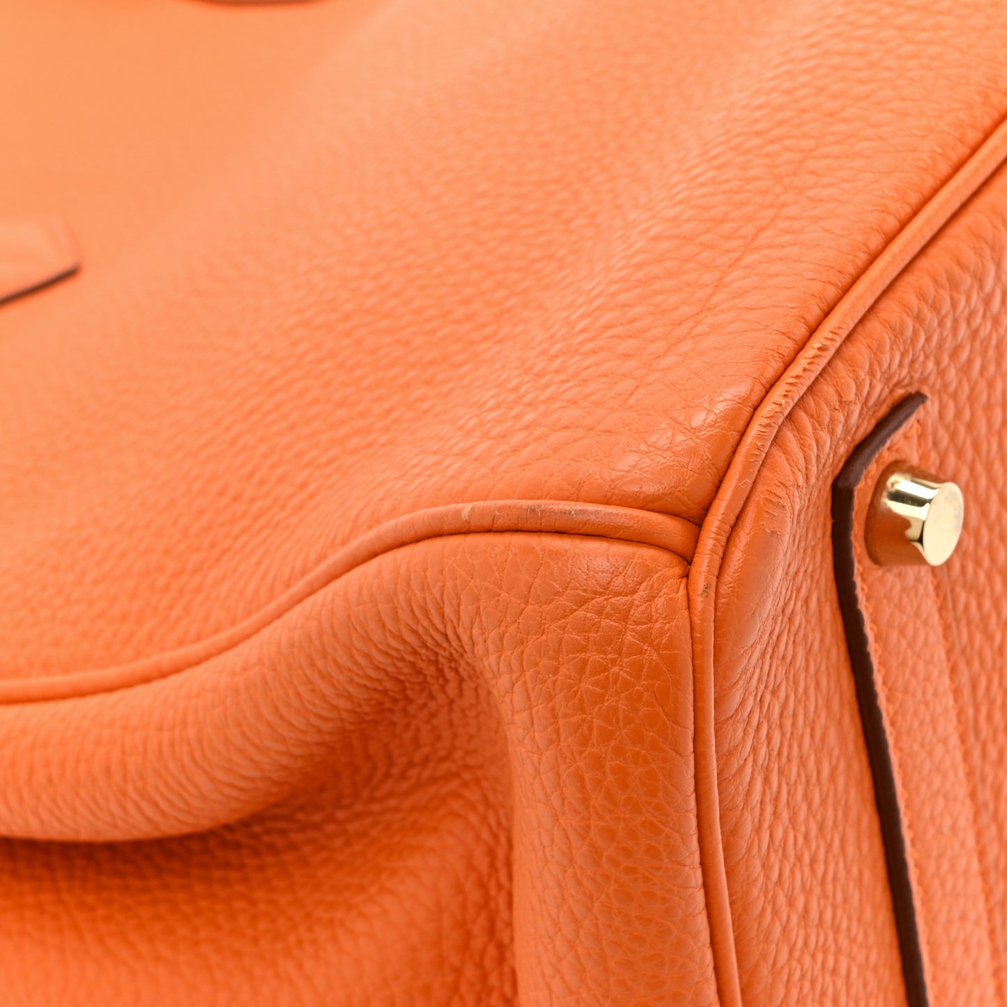 Togo Birkin 35 Orange