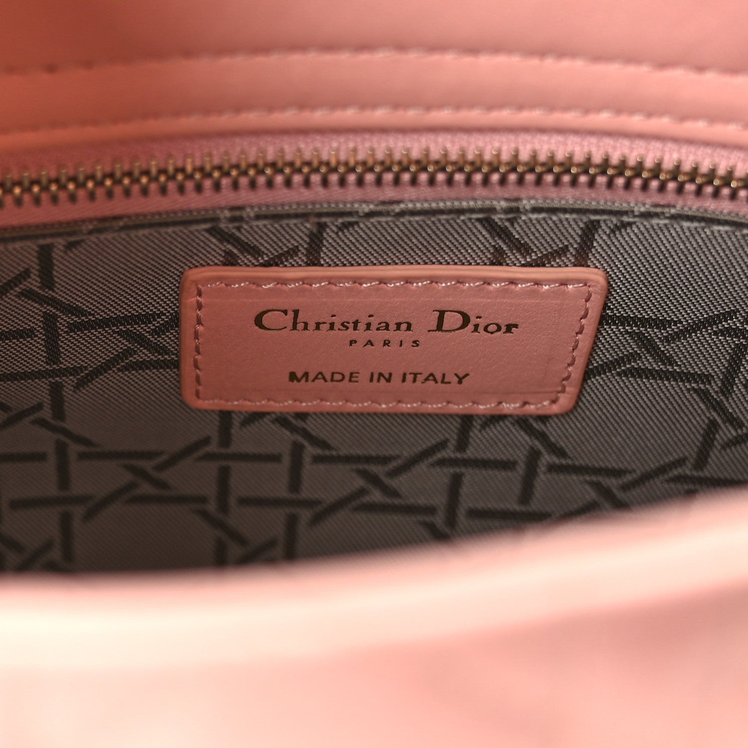 Christian Dior Lambskin Cannage Small My ABCDior Lady Dior Rose Clair 6 of 8