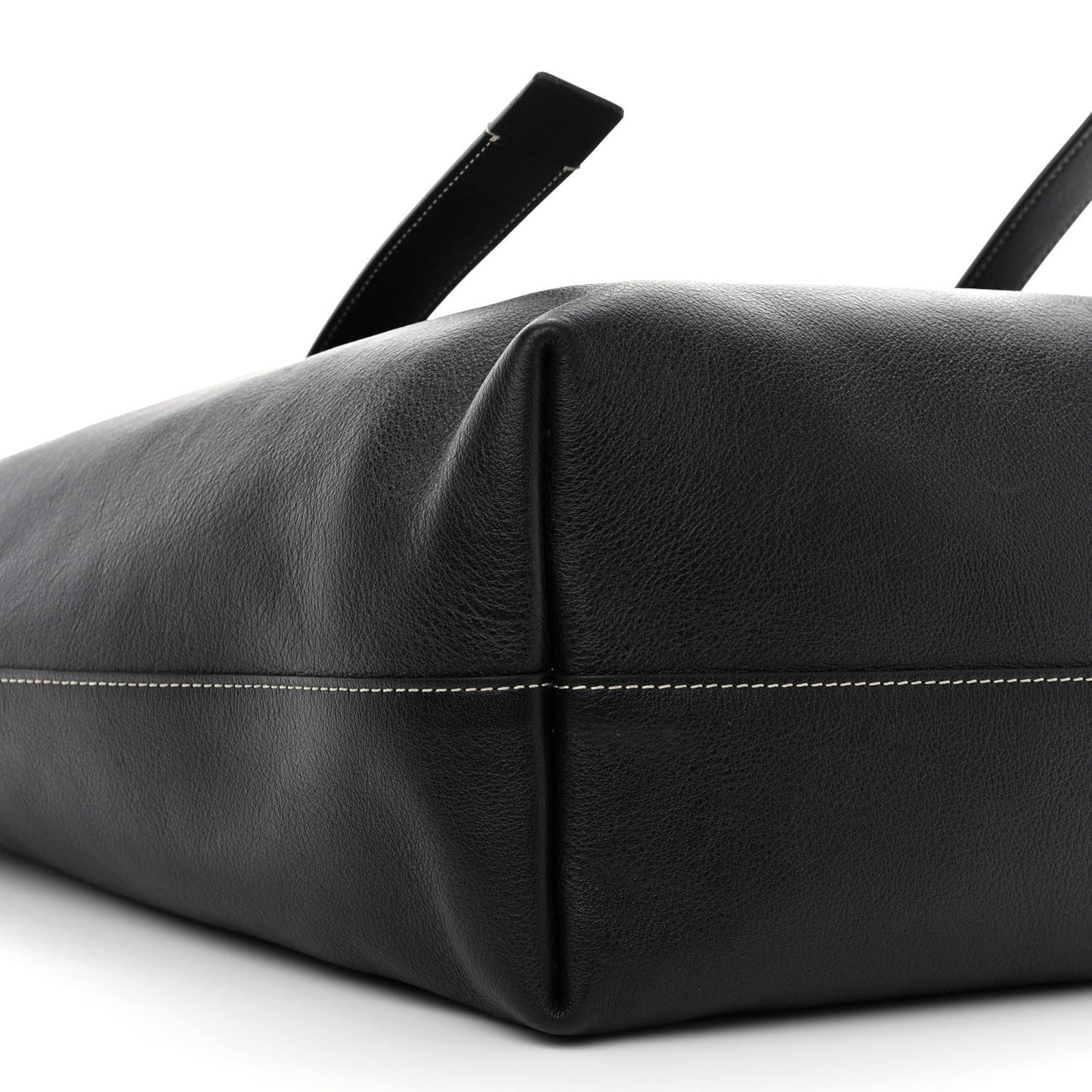 Small Grain Smooth Calfskin Medium Darryl Tote Black