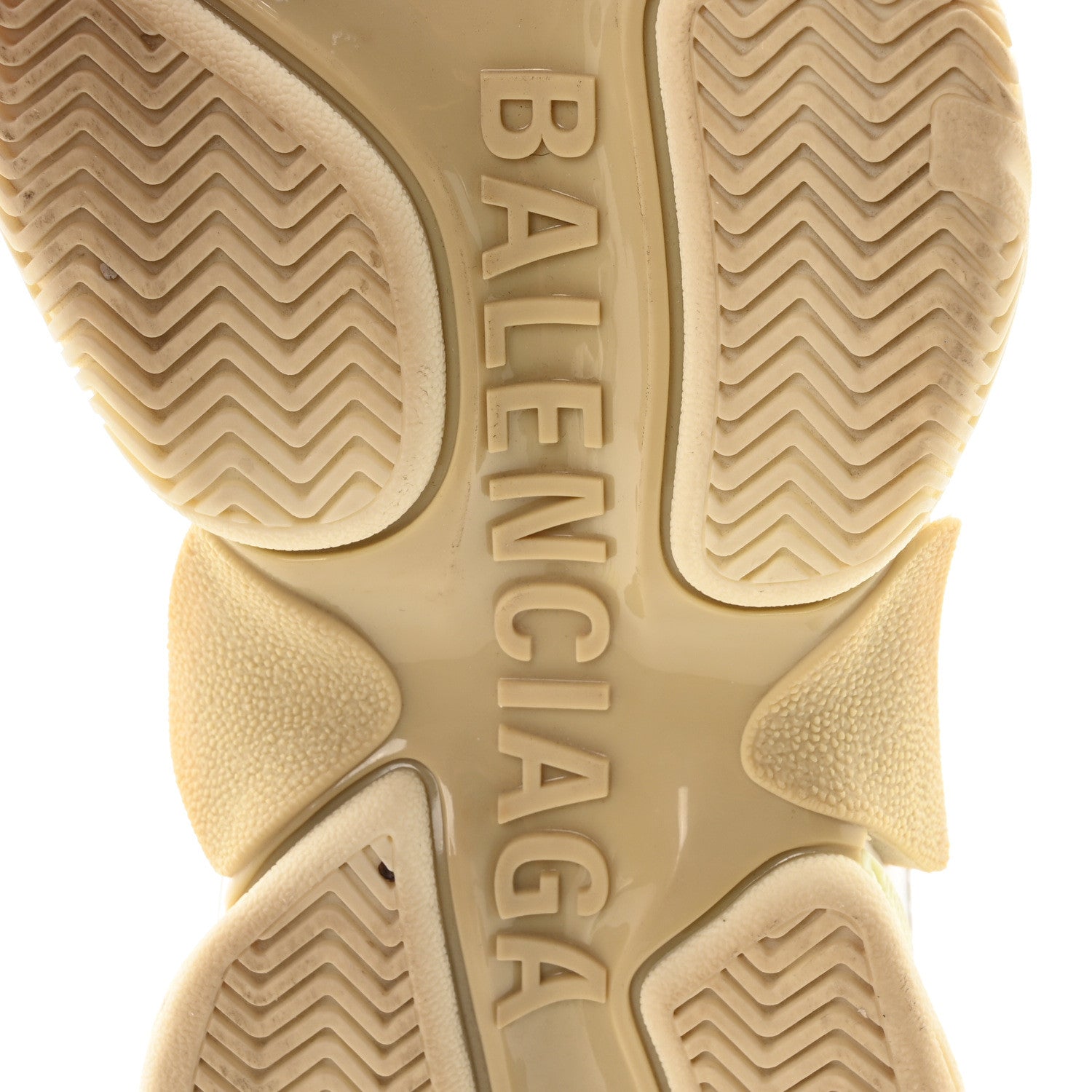 Balenciaga Fabric Mesh Womens Triple S Sneakers 37 White 7 of 8