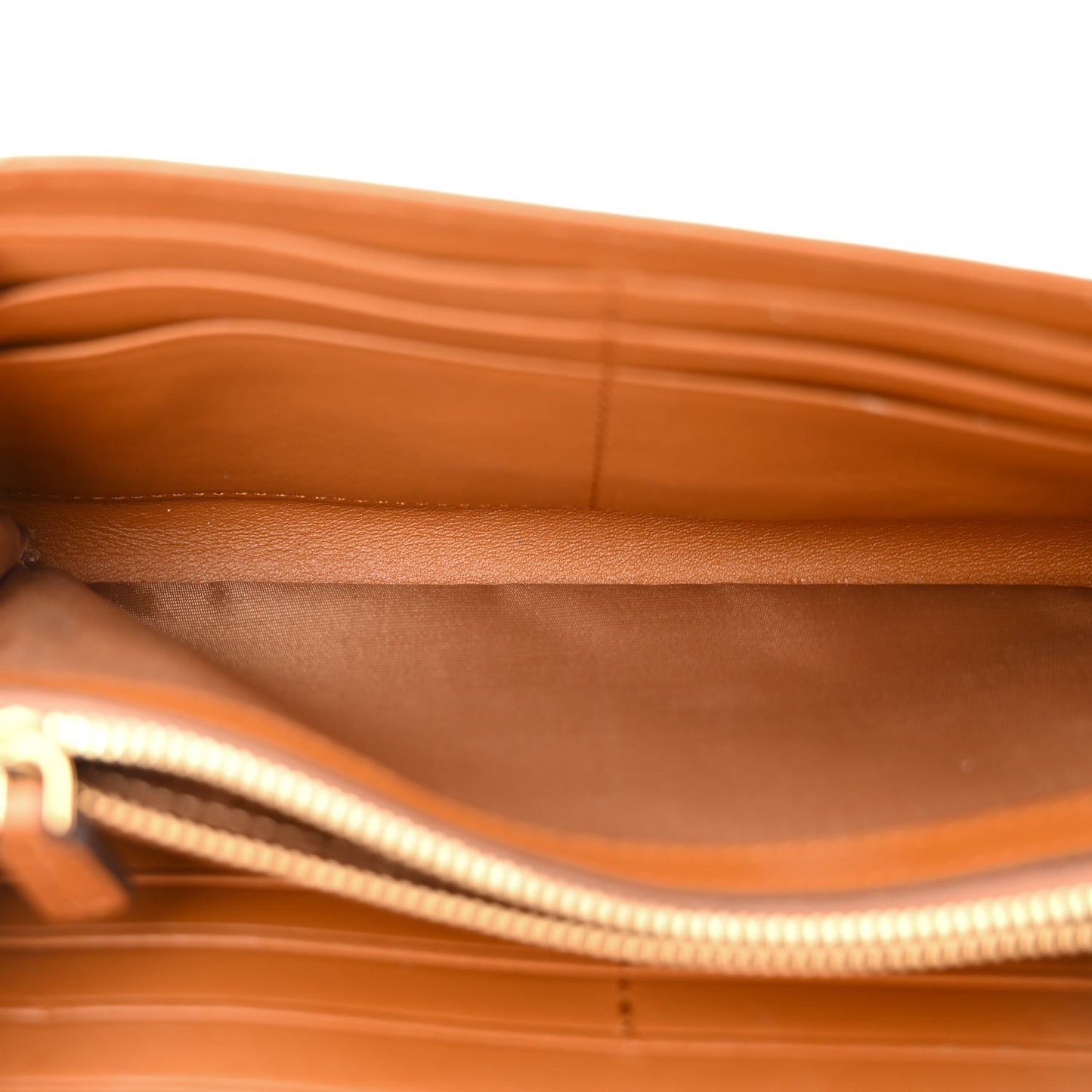 Visetos Large Patricia Wallet On Chain Cognac