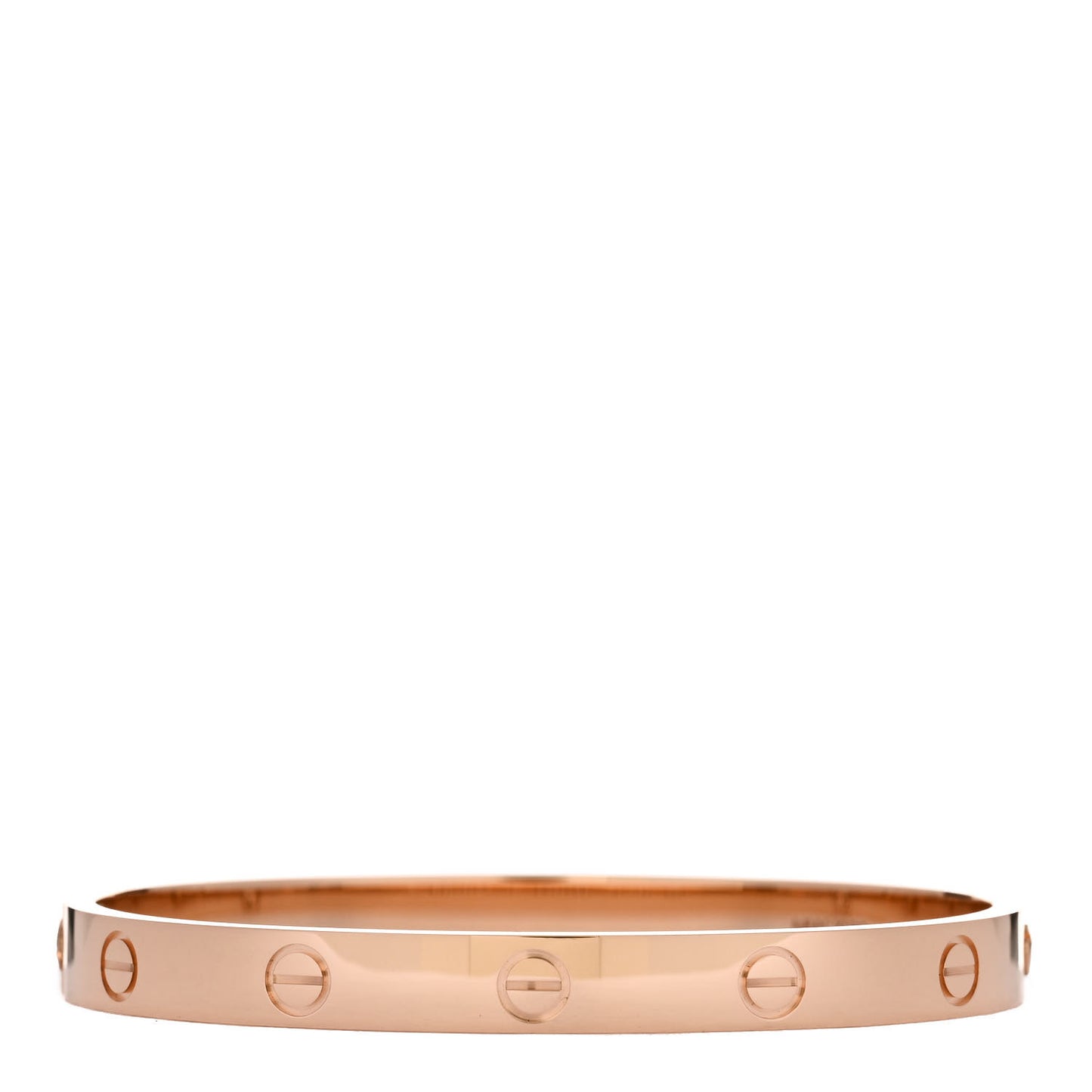 18K Pink Gold LOVE Bracelet 17