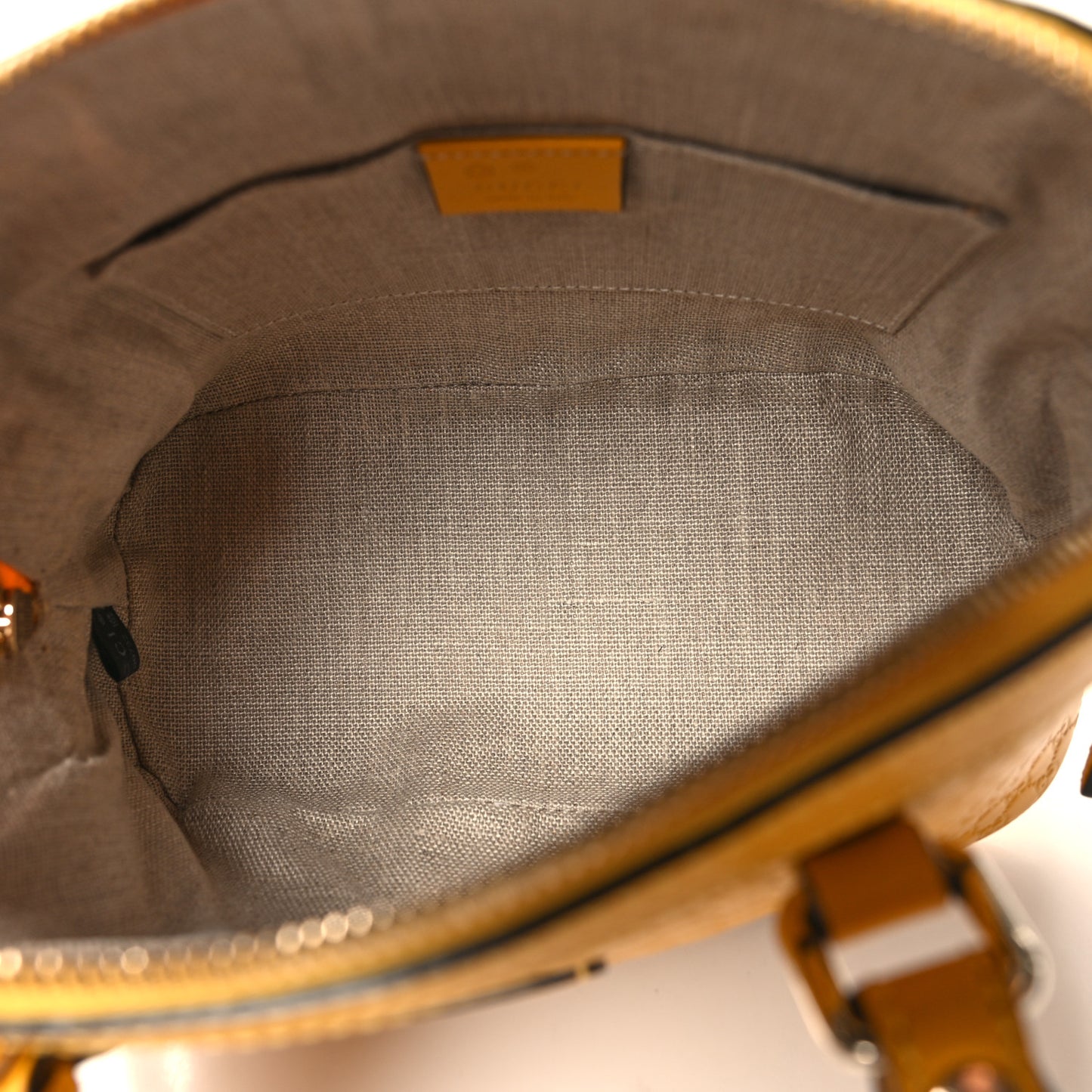 Soft Microguccissima Mini Dome Bag New Buttercup